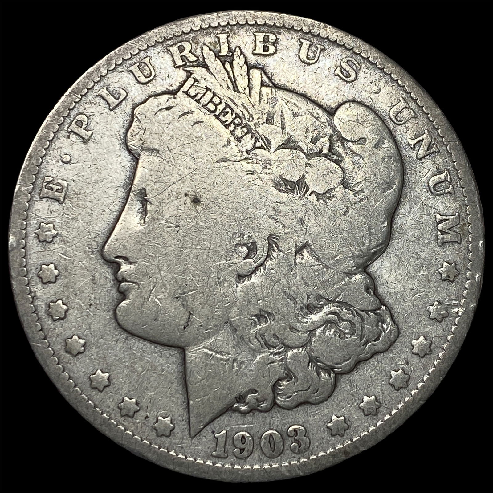1903-O Silver Morgan Dollar NICELY CIRCULATED: 1903-O Silver Morgan Dollar NICELY CIRCULATED