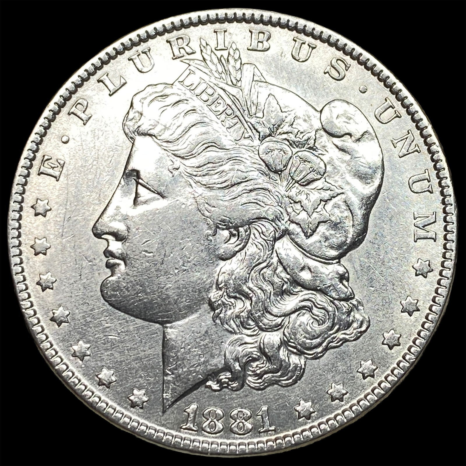 1881 Morgan Silver Dollar CLOSELY UNCIRCULATED (1 of 2)