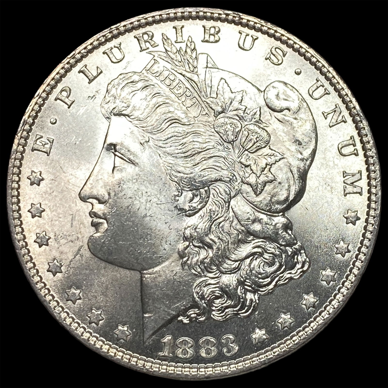 1883-S Silver Morgan Dollar GEM BU: 1883-S Silver Morgan Dollar GEM BU