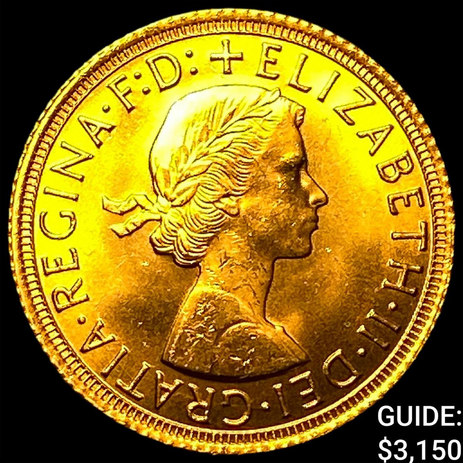1966 Great Britain Elizabeth II Gold Soverign GEM BU: 1966 Great Britain Elizabeth II Gold Soverign GEM BU