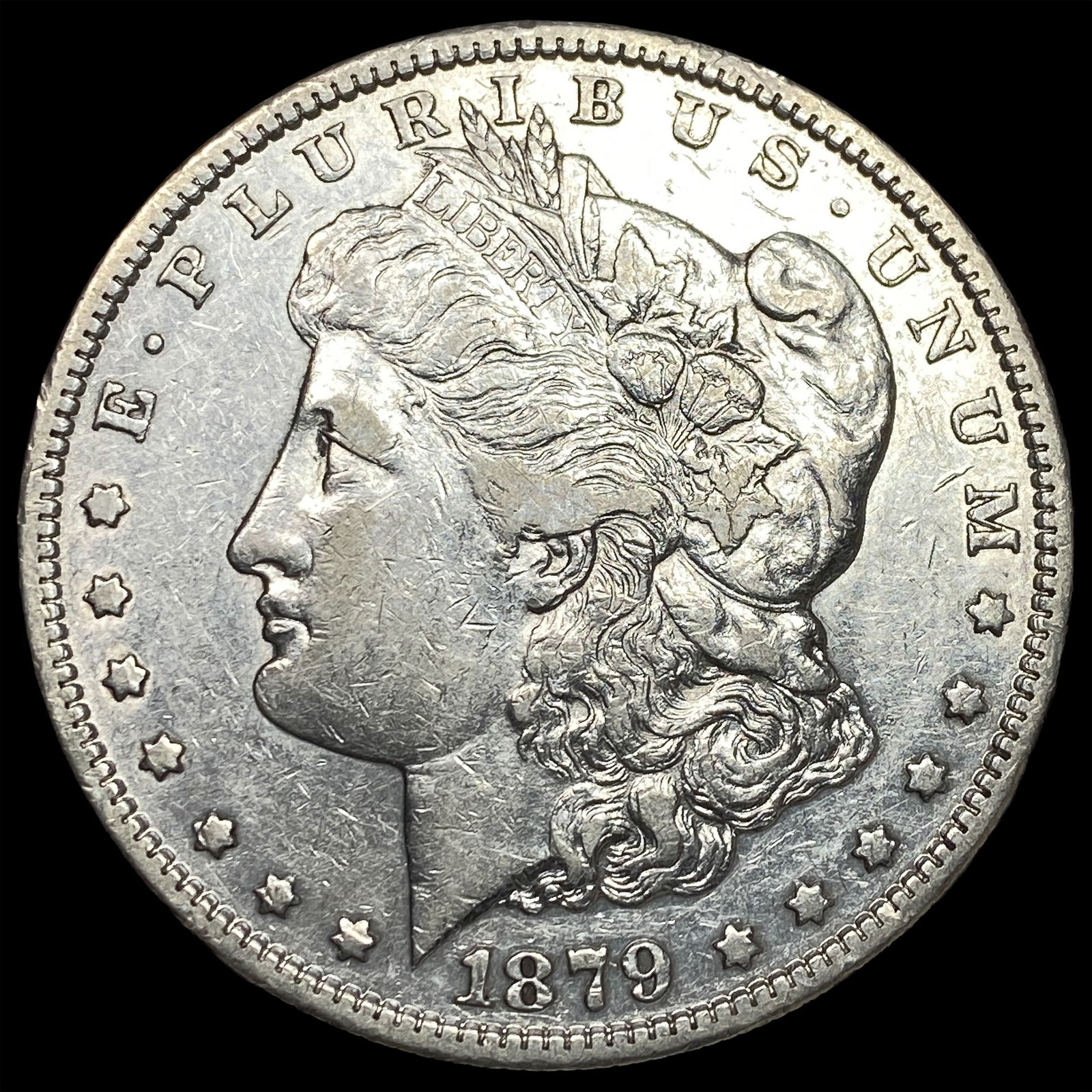 1879-S Silver Morgan Dollar CLOSELY UNCIRCULATED: 1879-S Silver Morgan Dollar CLOSELY UNCIRCULATED