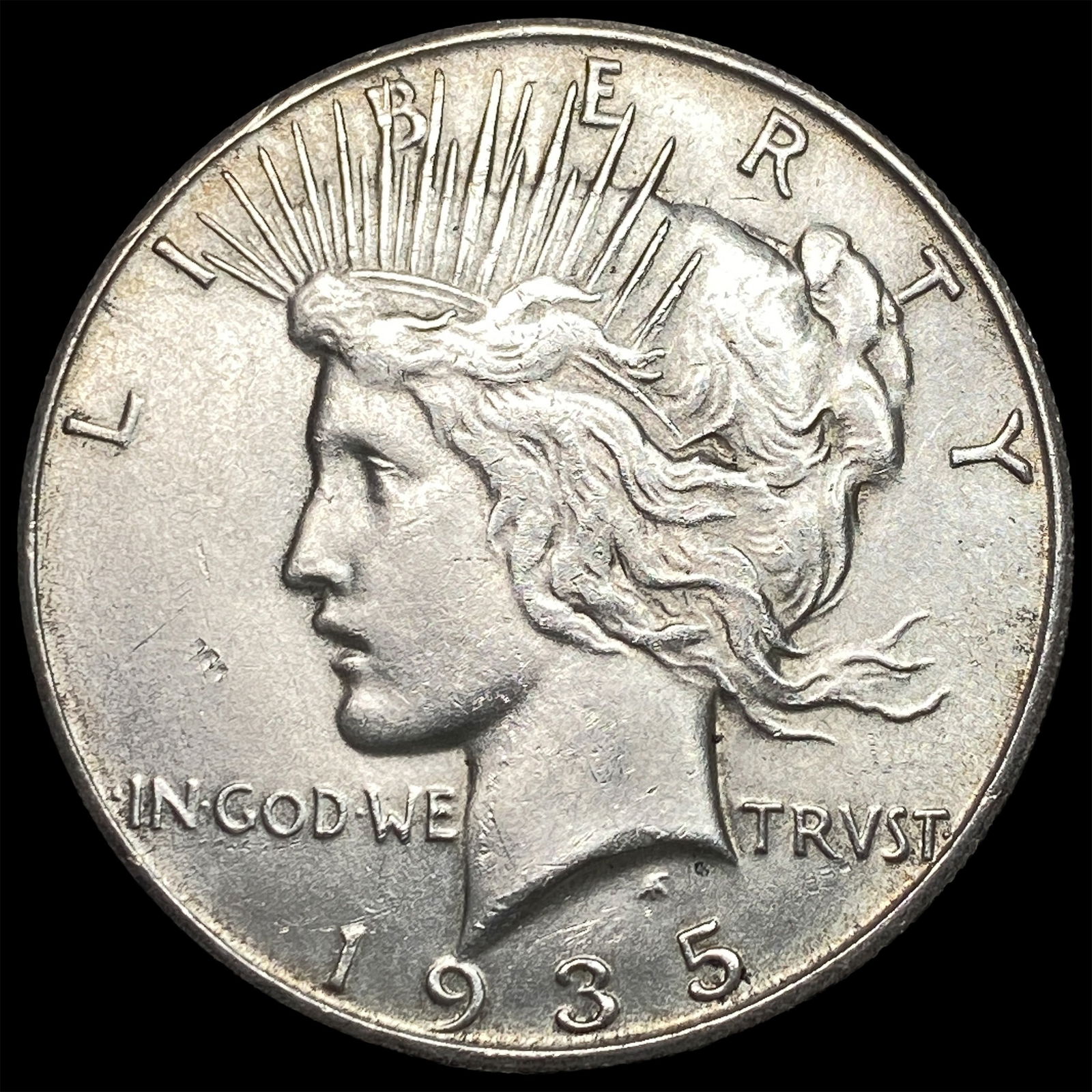 1935-S Silver Peace Dollar UNCIRCULATED: 1935-S Silver Peace Dollar UNCIRCULATED