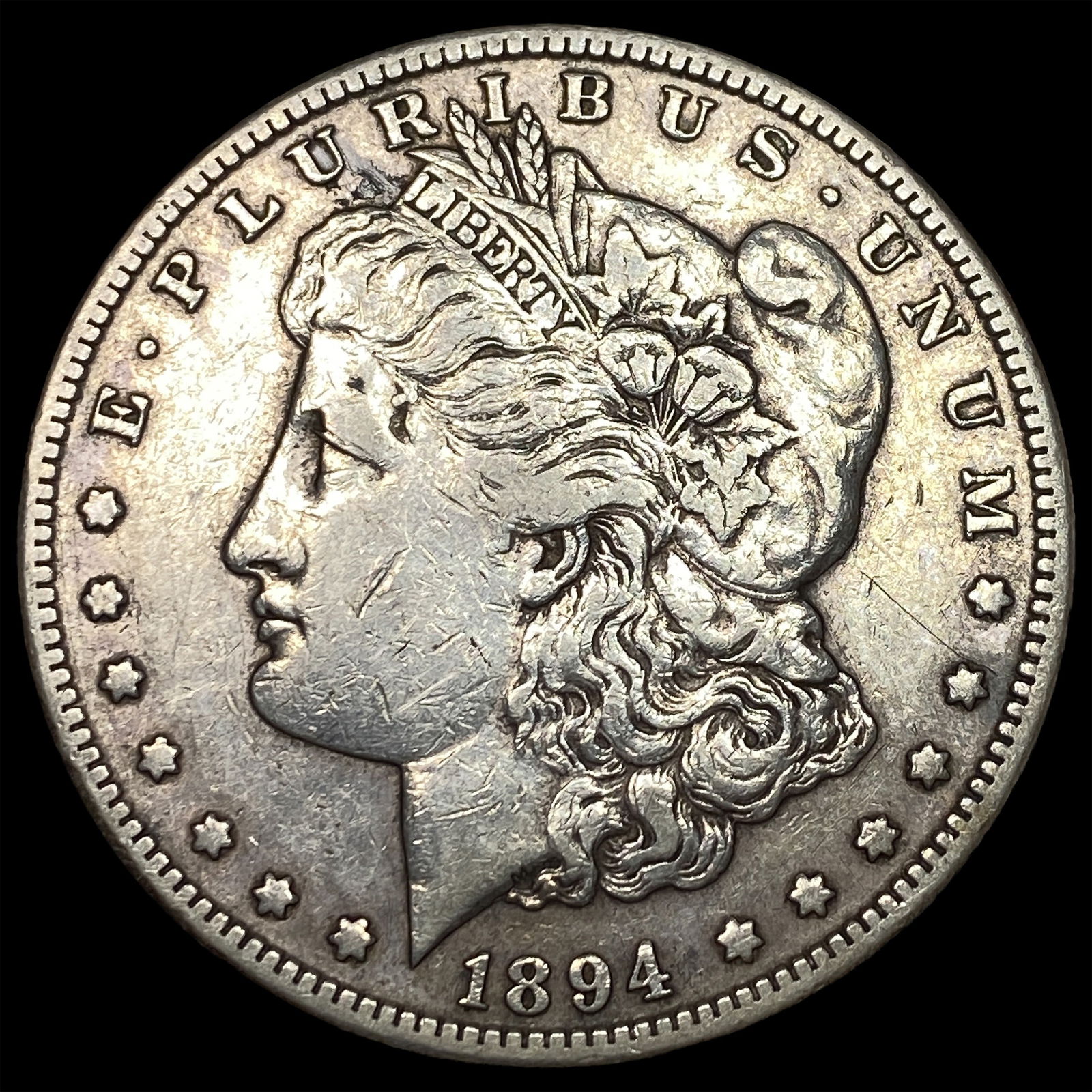 1894-S Silver Morgan Dollar NEARLY UNCIRCULATED: 1894-S Silver Morgan Dollar NEARLY UNCIRCULATED