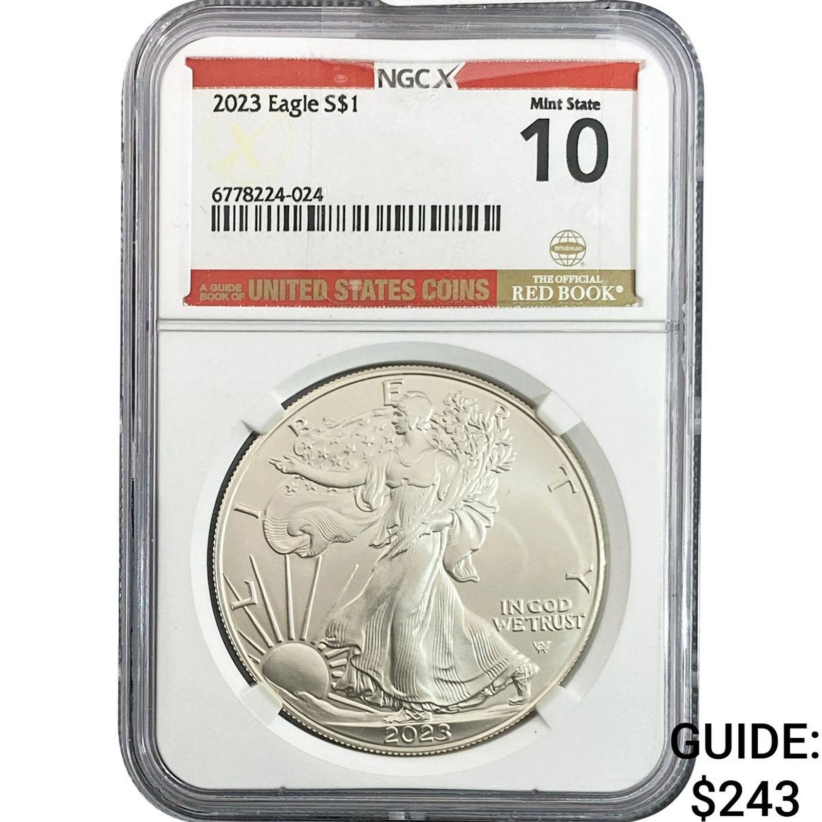 2023 Silver Eagle NGC MS10 (1 of 2)