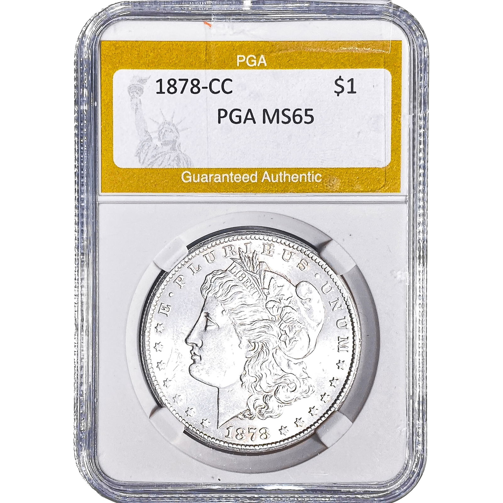 1878-CC Morgan Silver Dollar PGA MS65 (1 of 2)