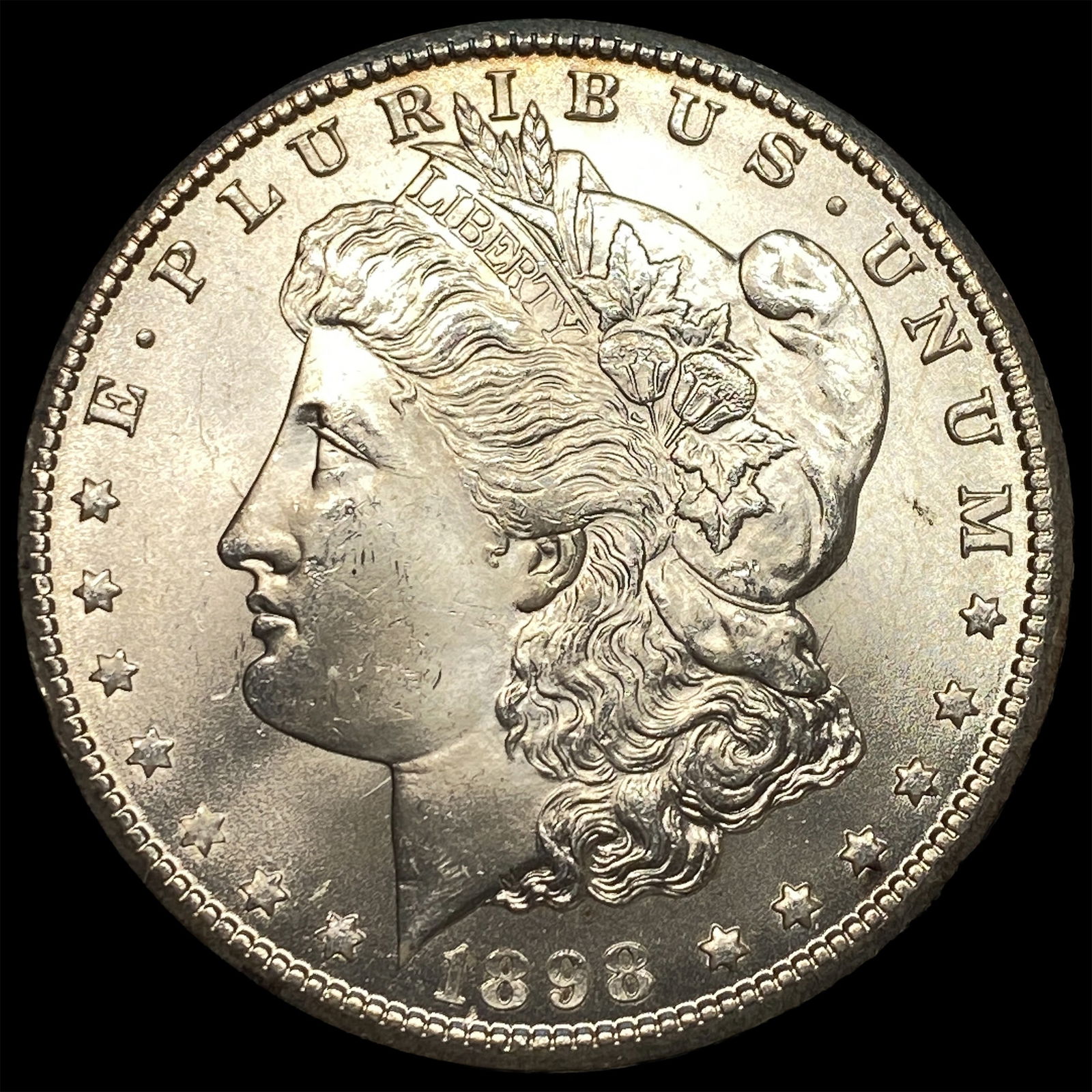 1898-O Silver Morgan Dollar CHOICE BU: 1898-O Silver Morgan Dollar CHOICE BU