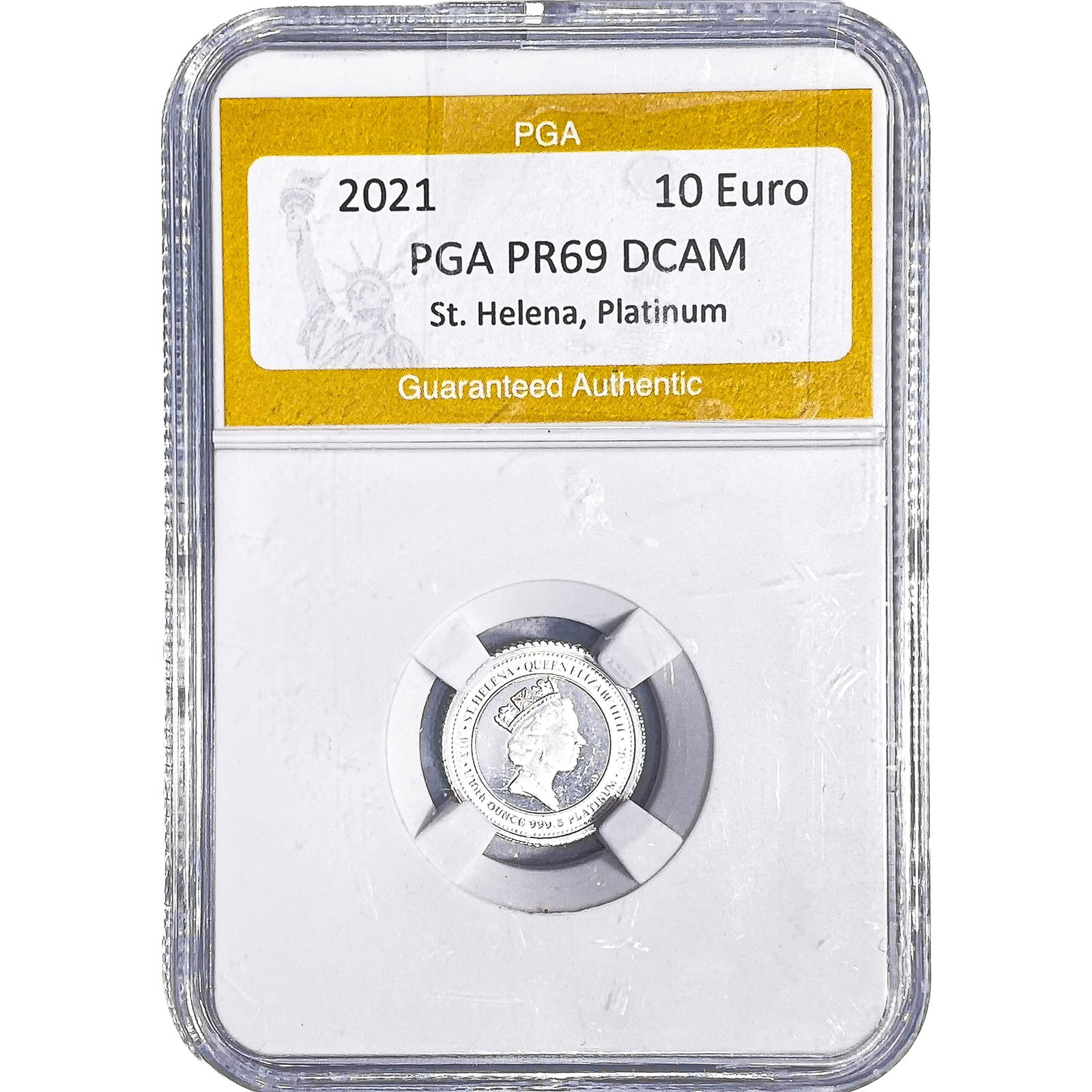 2021 1/10oz Platinum 10 Euro PGA PR69 DCAM (1 of 2)