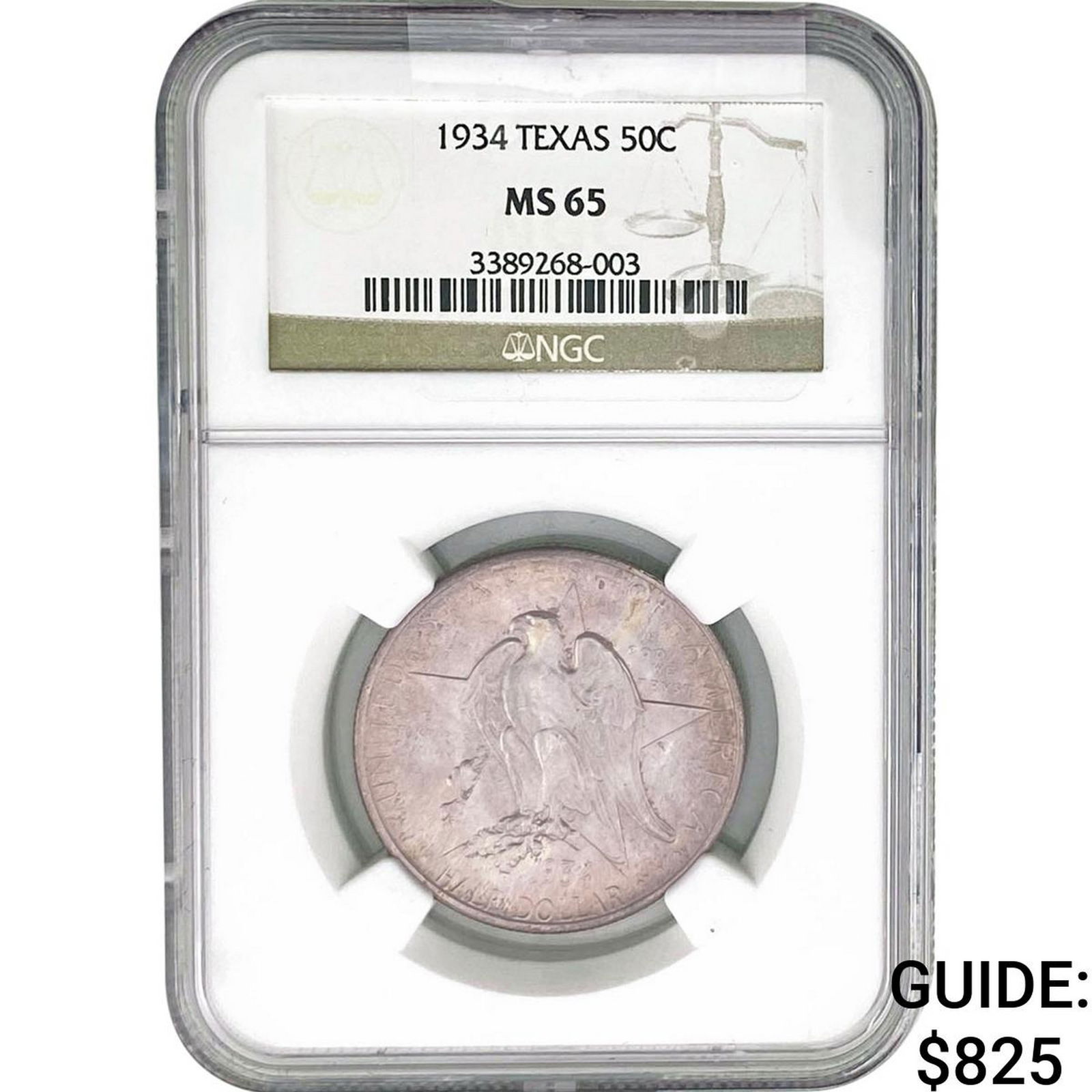 1934 Texas Half Dollar NGC MS65 (1 of 2)