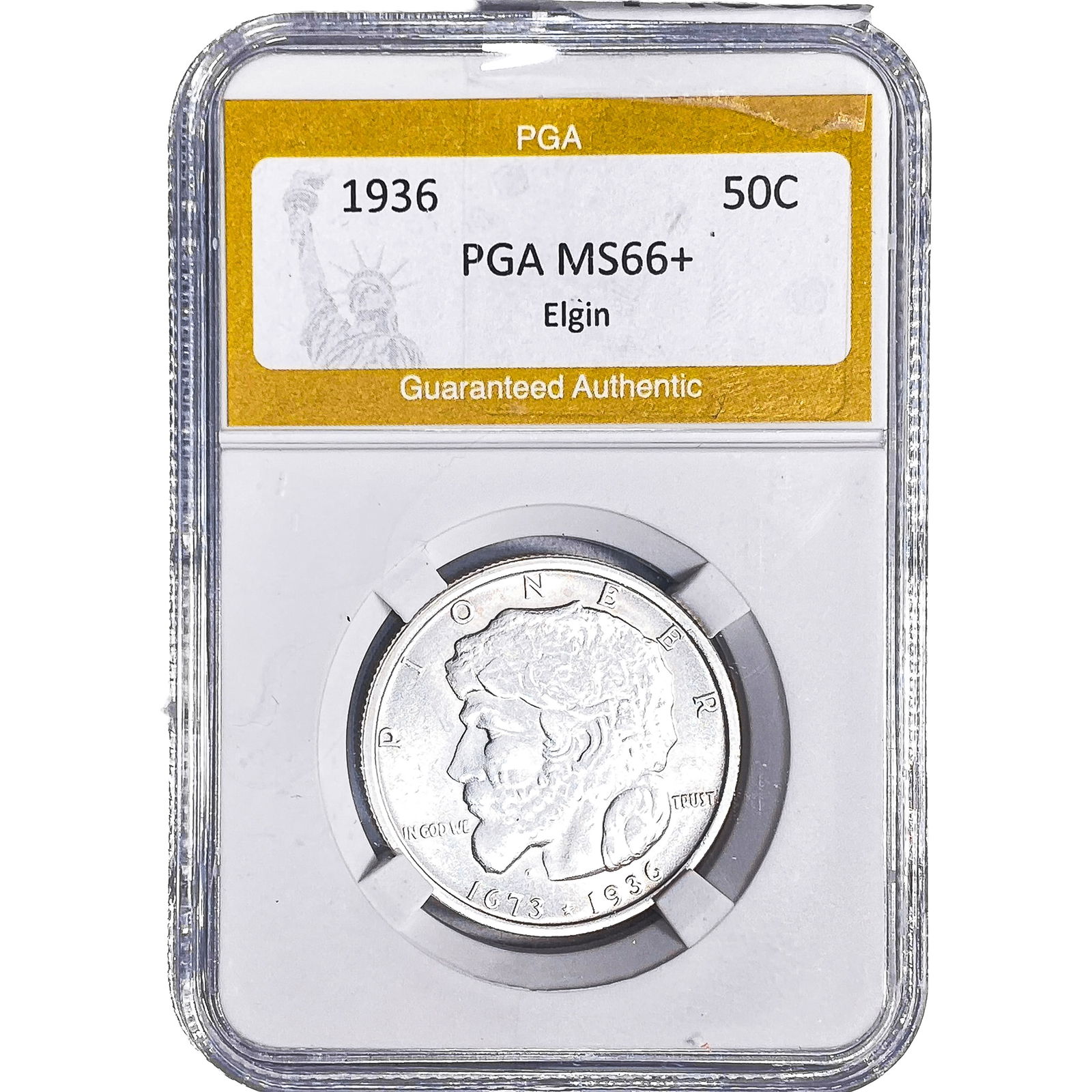 1936 Elgin Half Dollar PGA MS66+ (1 of 2)