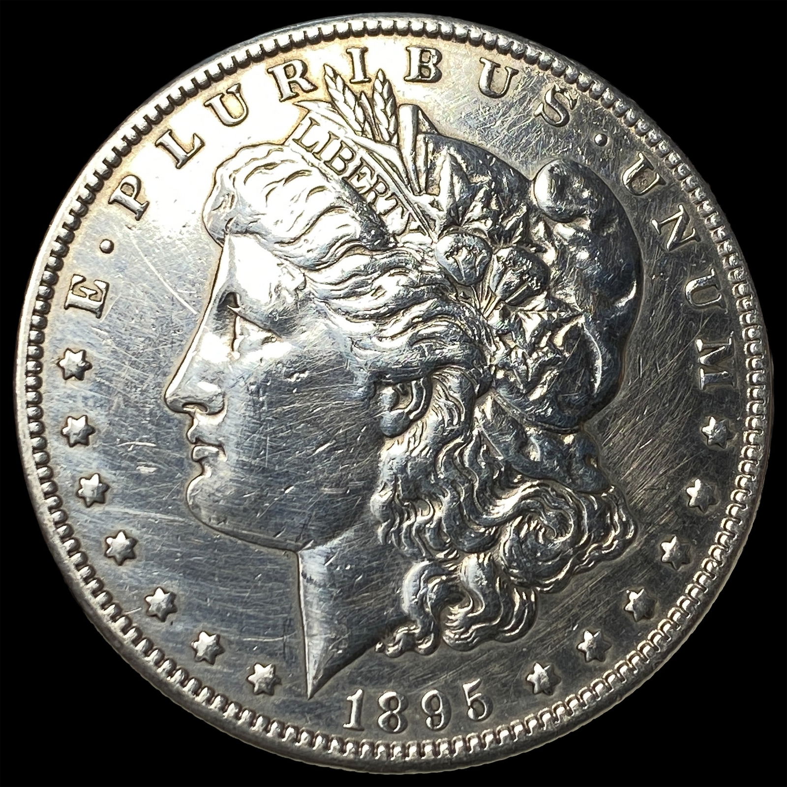 1895-S Silver Morgan Dollar CLOSELY UNCIRCULATED: 1895-S Silver Morgan Dollar CLOSELY UNCIRCULATED