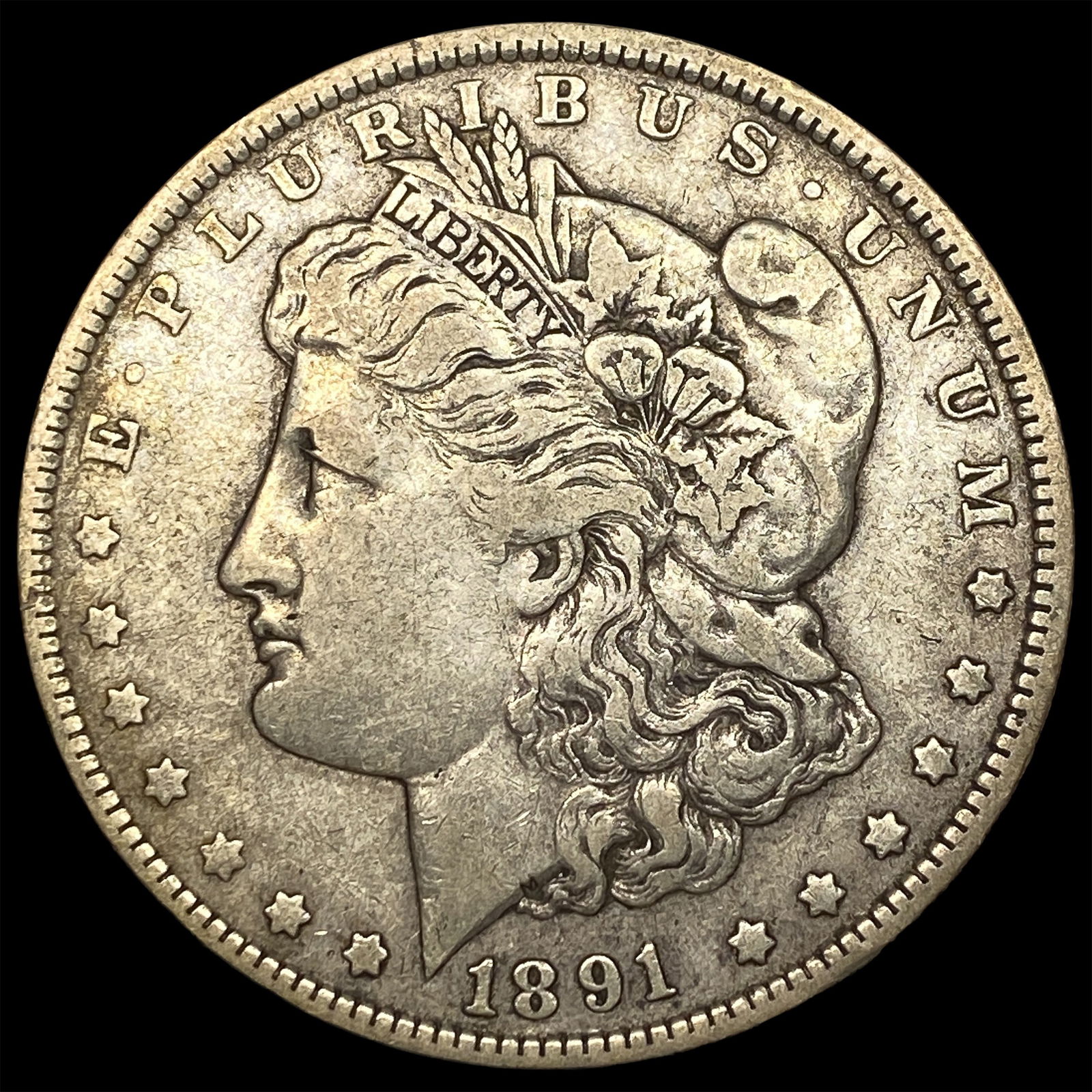 1891-O Silver Morgan Dollar NEARLY UNCIRCULATED: 1891-O Silver Morgan Dollar NEARLY UNCIRCULATED