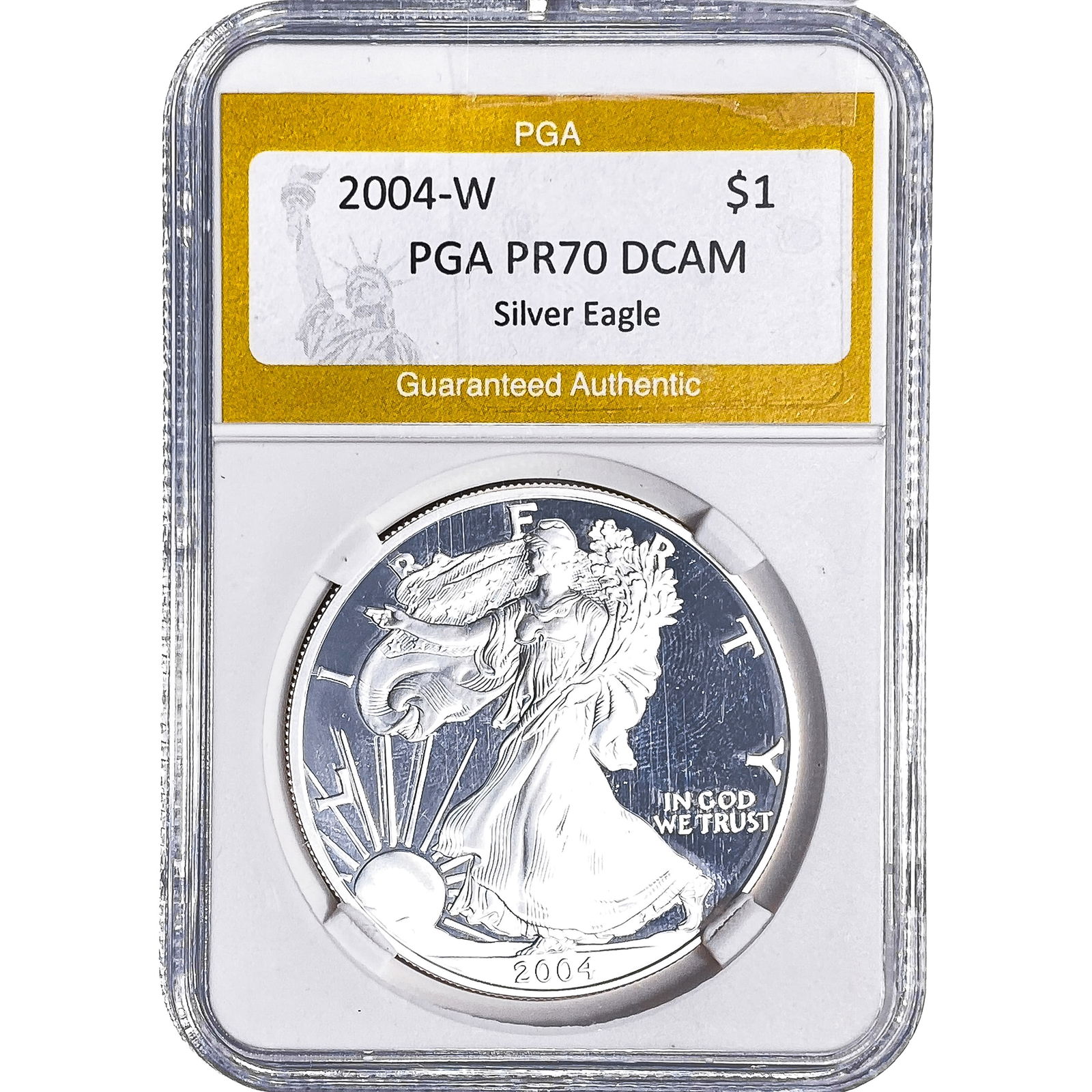 2004-W Silver Eagle PGA PR70 DCAM