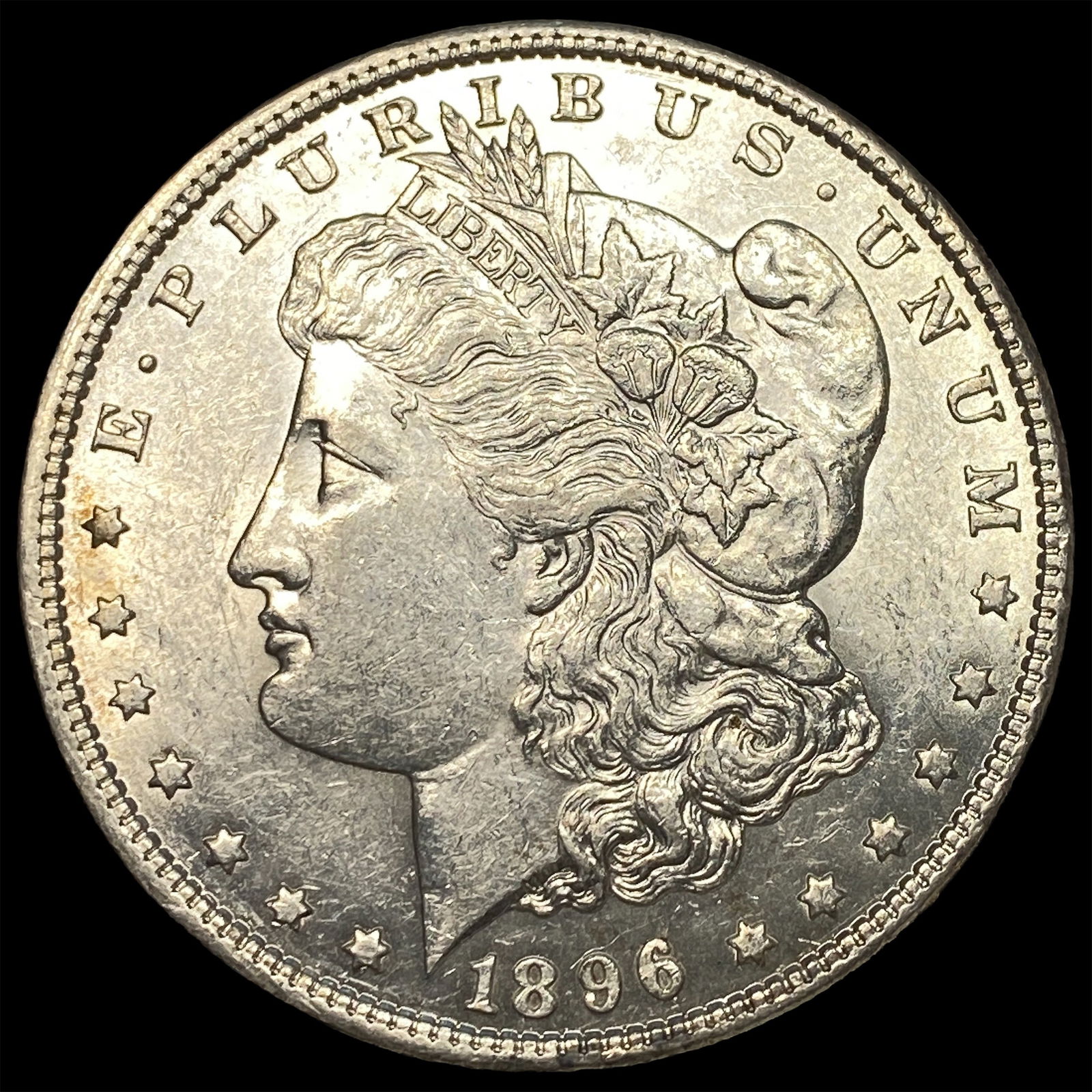 1896 Morgan Silver Dollar CLOSELY UNCIRCULATED: 1896 Morgan Silver Dollar CLOSELY UNCIRCULATED