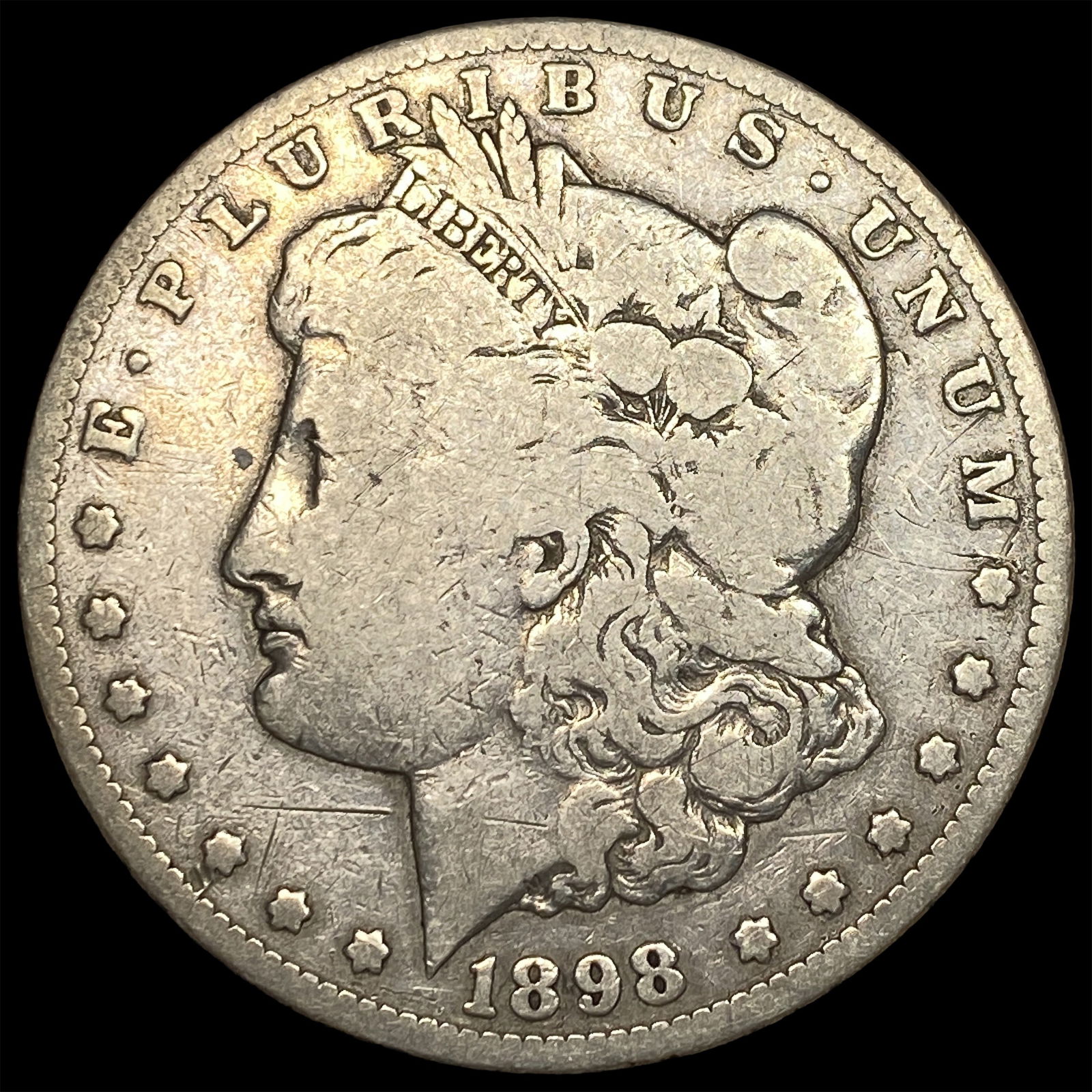 1898 Morgan Silver Dollar LIGHTLY CIRCULATED: 1898 Morgan Silver Dollar LIGHTLY CIRCULATED