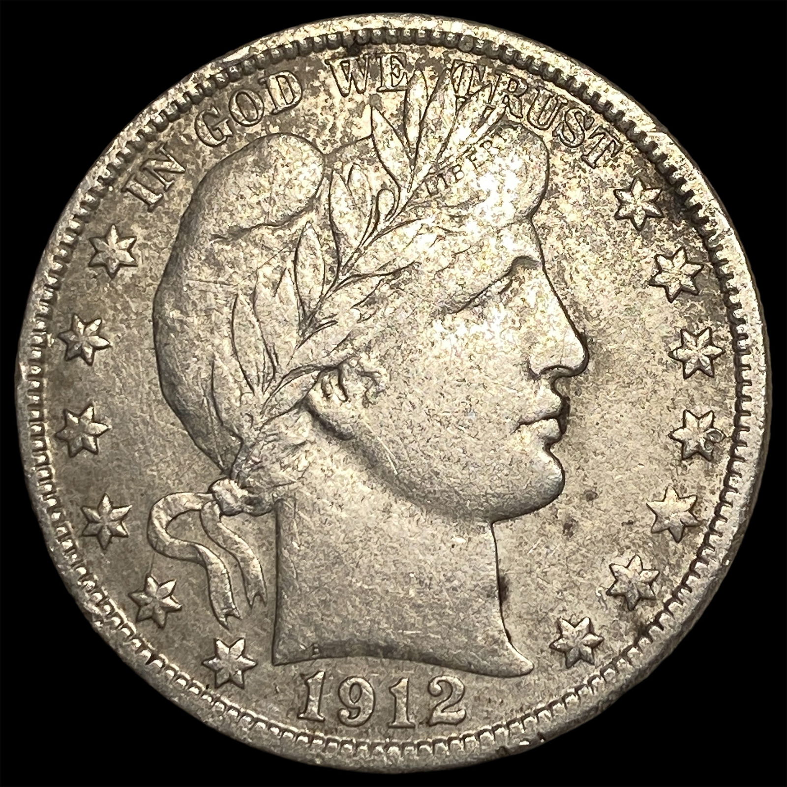 1912-D Silver Barber Half Dollar CLOSELY UNCIRCULATED (1 of 2)