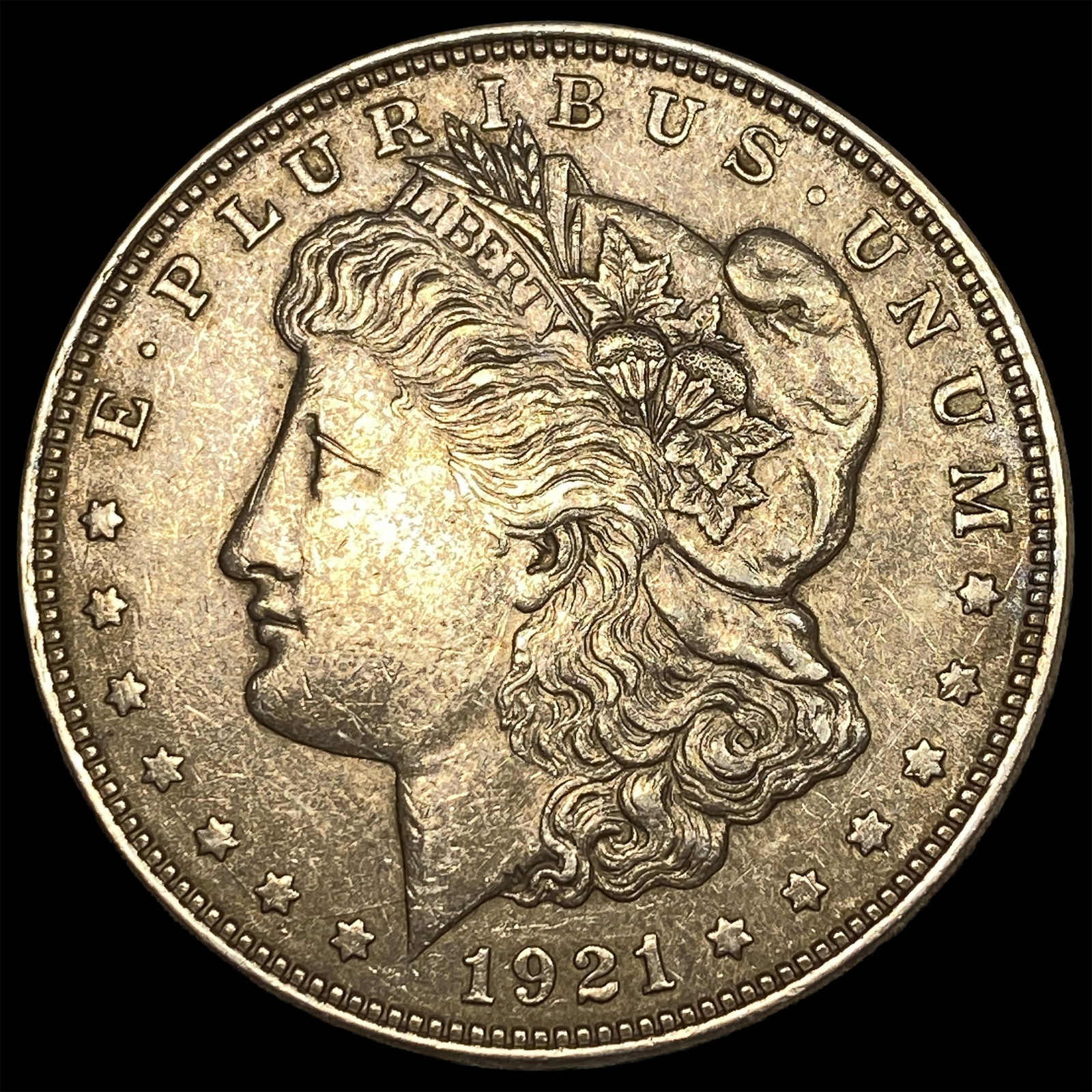 1921 Silver Morgan Dollar CLOSELY UNCIRCULATED: 1921 Silver Morgan Dollar CLOSELY UNCIRCULATED