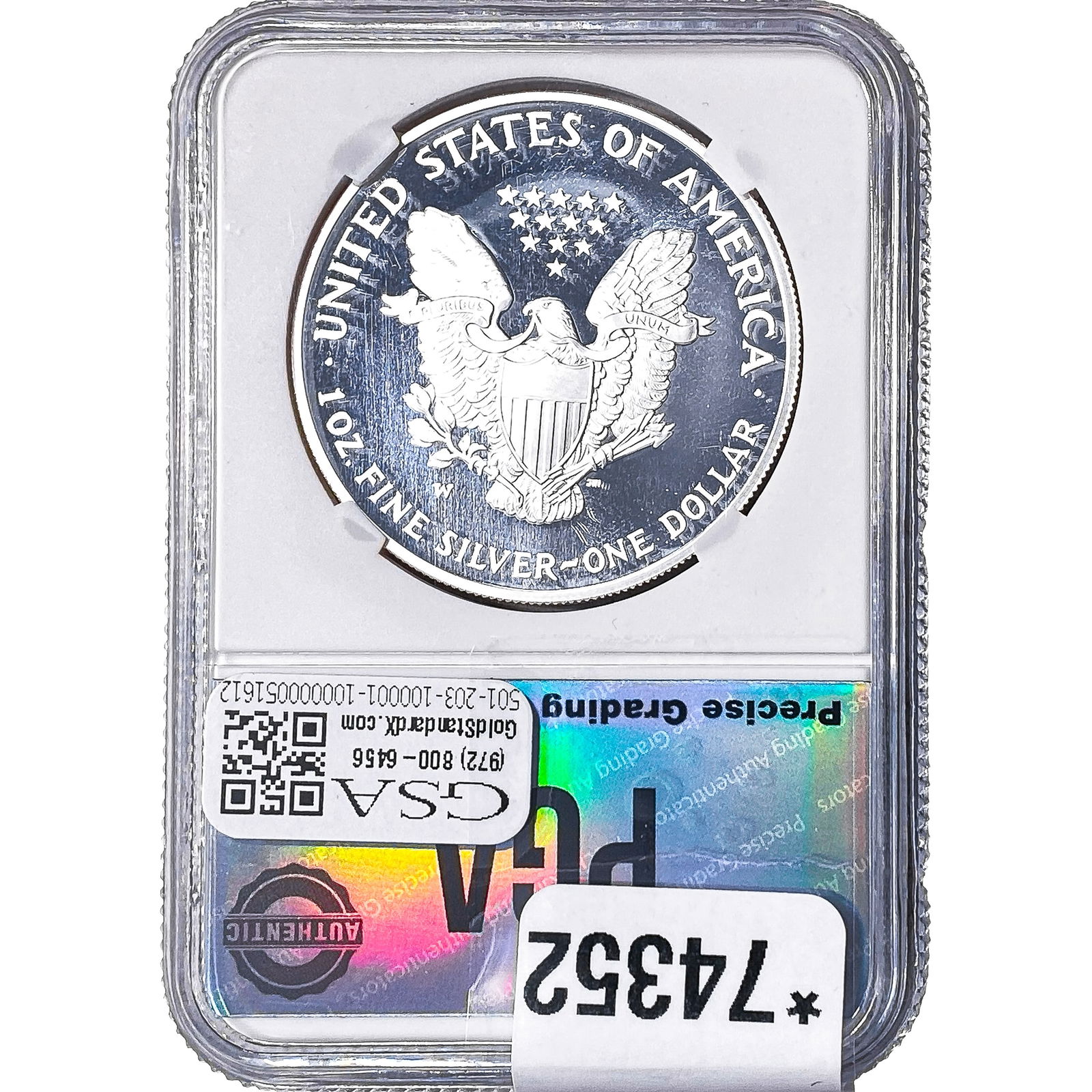 2005-W Silver Eagle PGA PR70 DCAM - 2