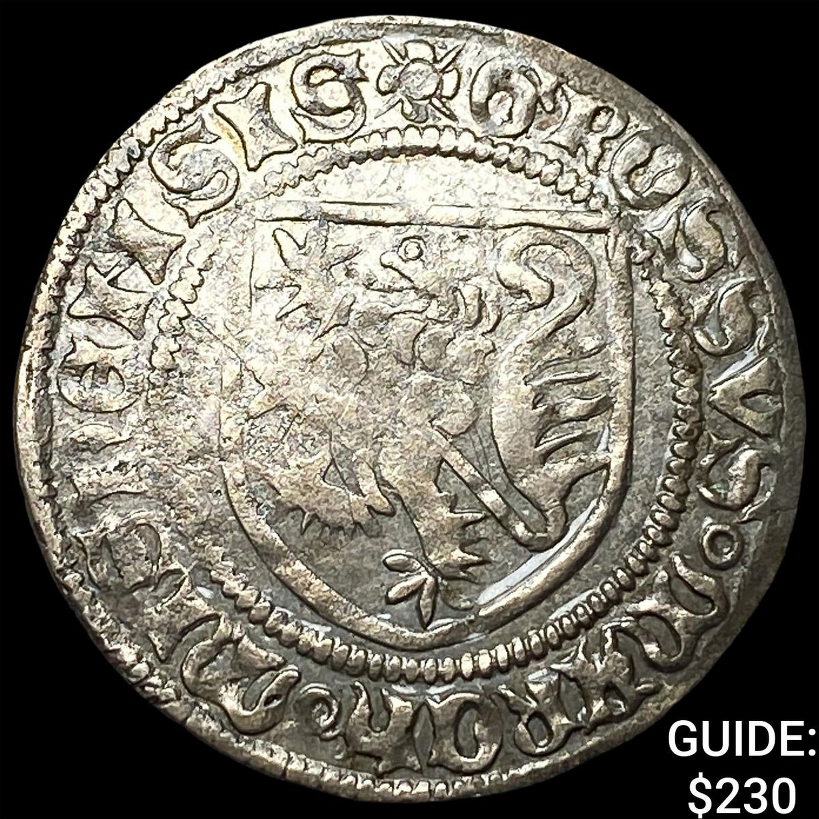 Germany Fredrick II 1428-64 Silver Schildgroschen CLOSELY UNCIRCULATED: Germany Fredrick II 1428-64 Silver Schildgroschen CLOSELY UNCIRCULATED