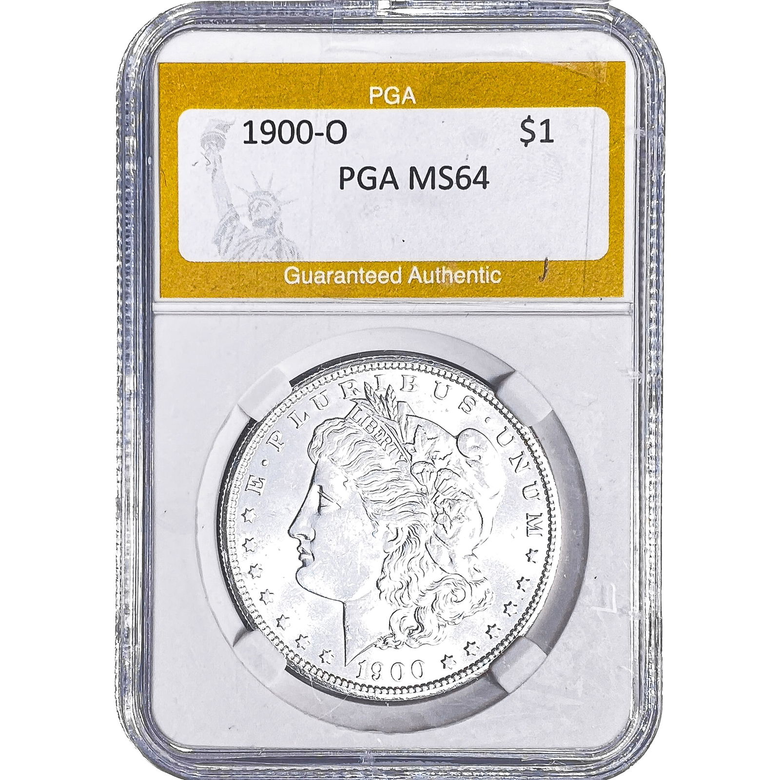 1900-O Morgan Silver Dollar PGA MS64: 1900-O Morgan Silver Dollar PGA MS64
