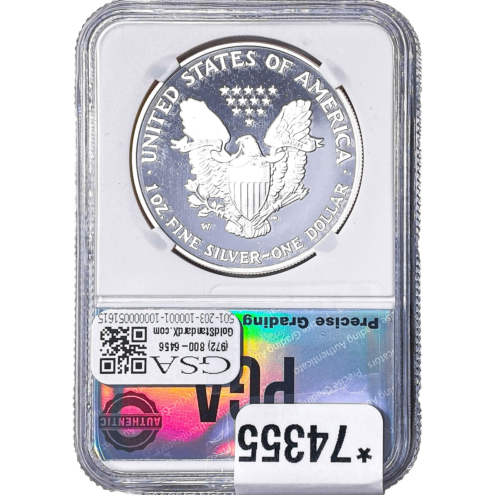 2007-W Silver Eagle PGA PR70 DCAM - 2