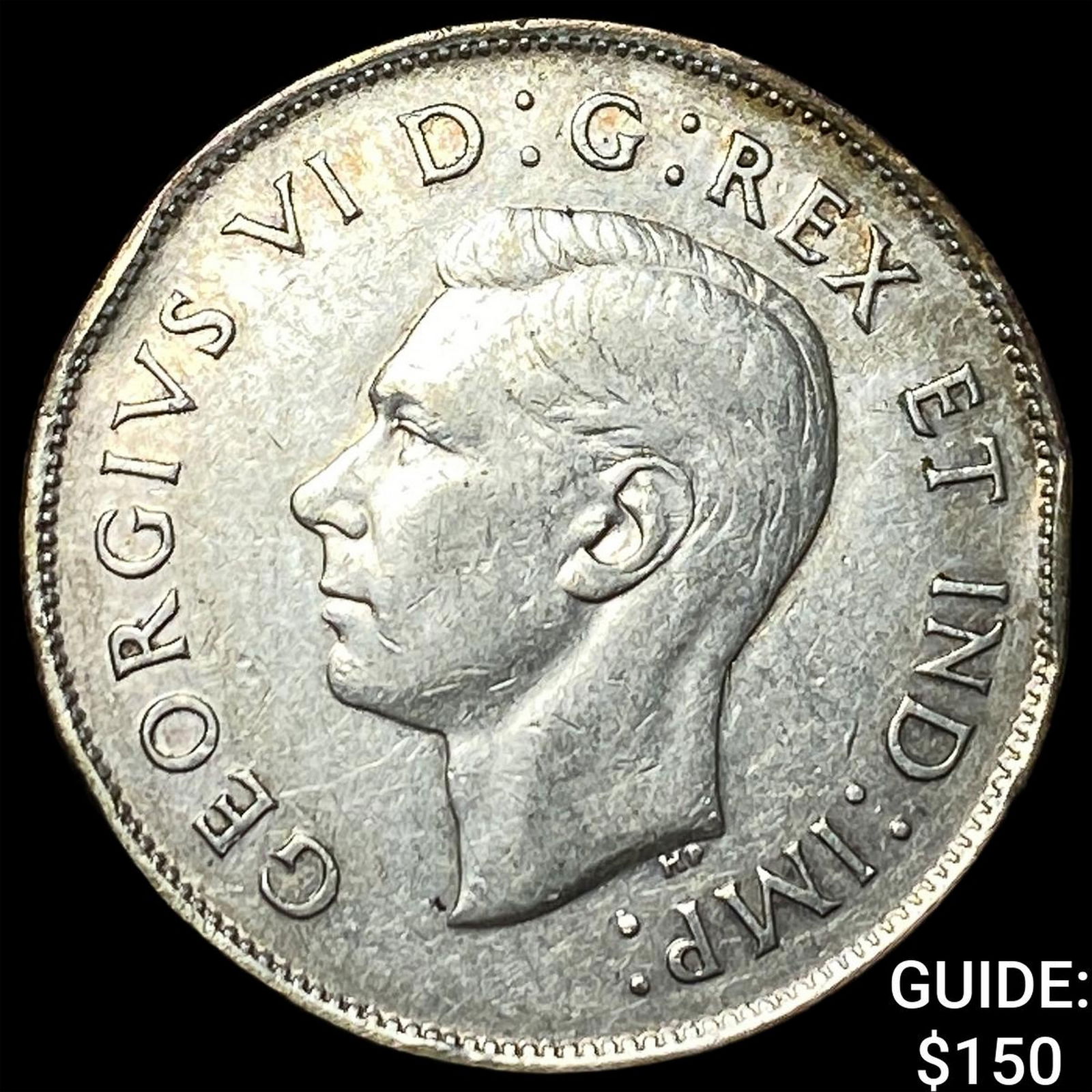 1947 Canada Silver 50 Cents CLOSELY UNCIRCULATED: 1947 Canada Silver 50 Cents CLOSELY UNCIRCULATED