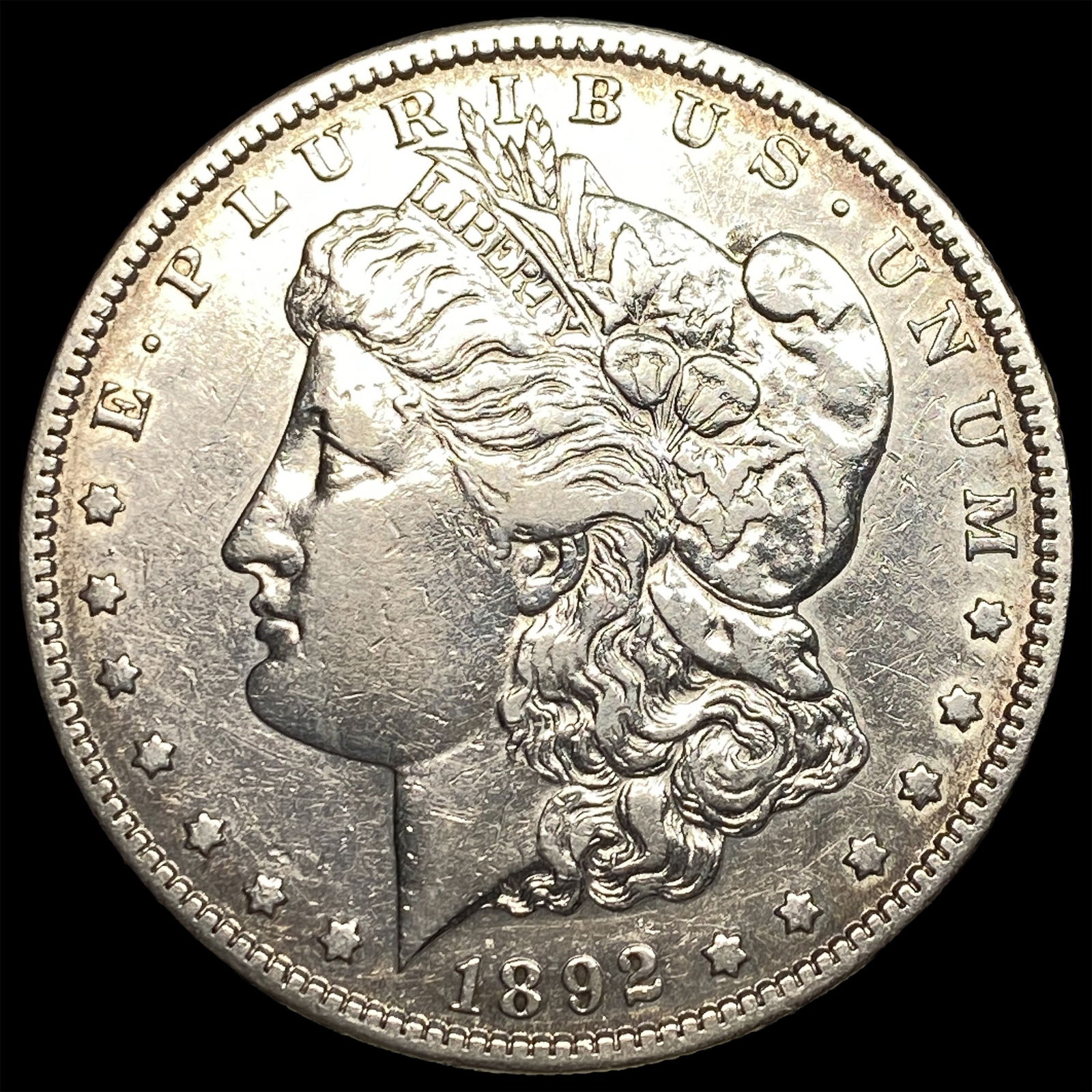 1892-S Silver Morgan Dollar CLOSELY UNCIRCULATED: 1892-S Silver Morgan Dollar CLOSELY UNCIRCULATED