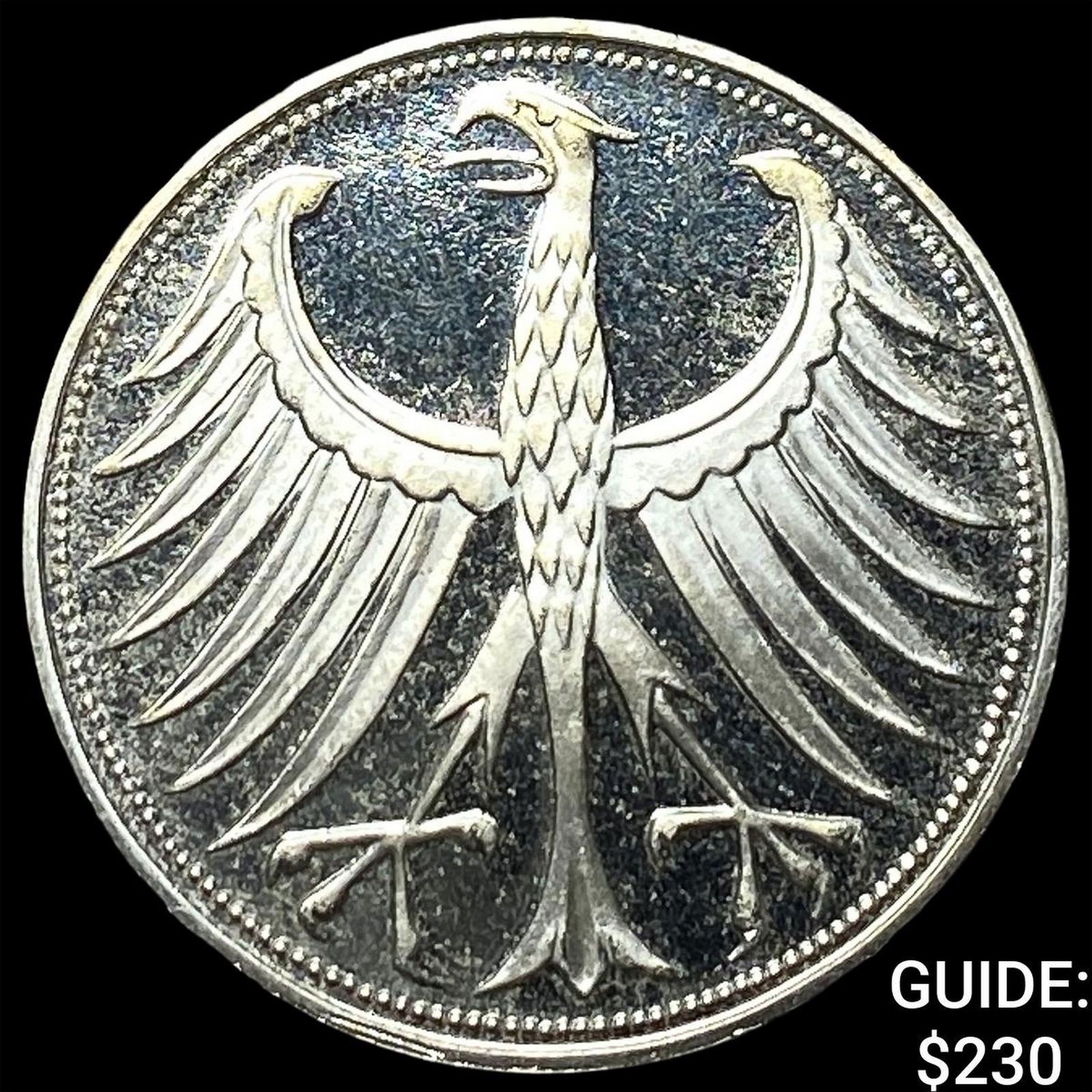 1965 Germany Silver 5 Marks CHOICE PROOF (1 of 2)