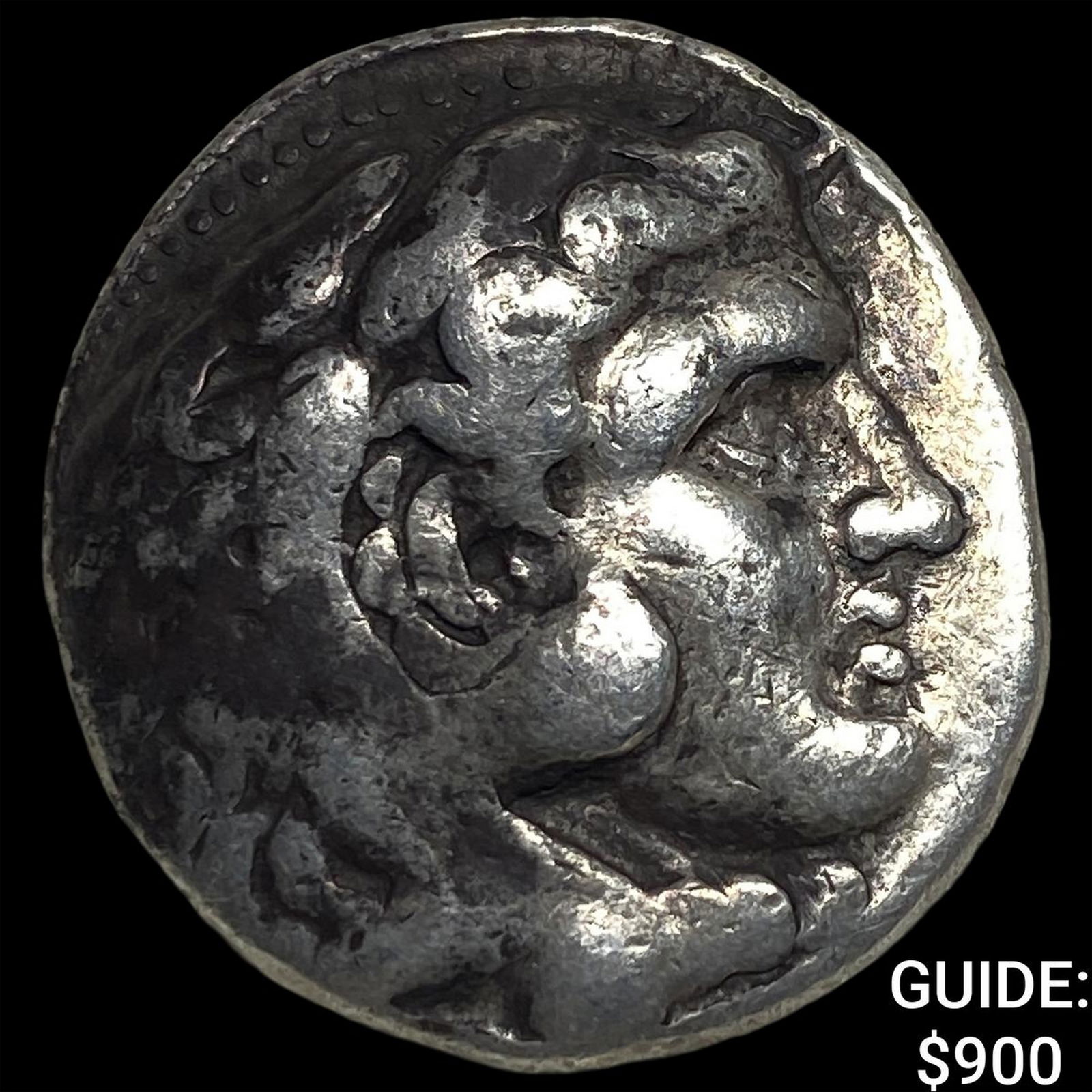 Ancient Greece Alexander III 336-323 BC type Silver Tetradrachm ABOUT UNCIRCULATED: Ancient Greece Alexander III 336-323 BC type Silver Tetradrachm ABOUT UNCIRCULATED