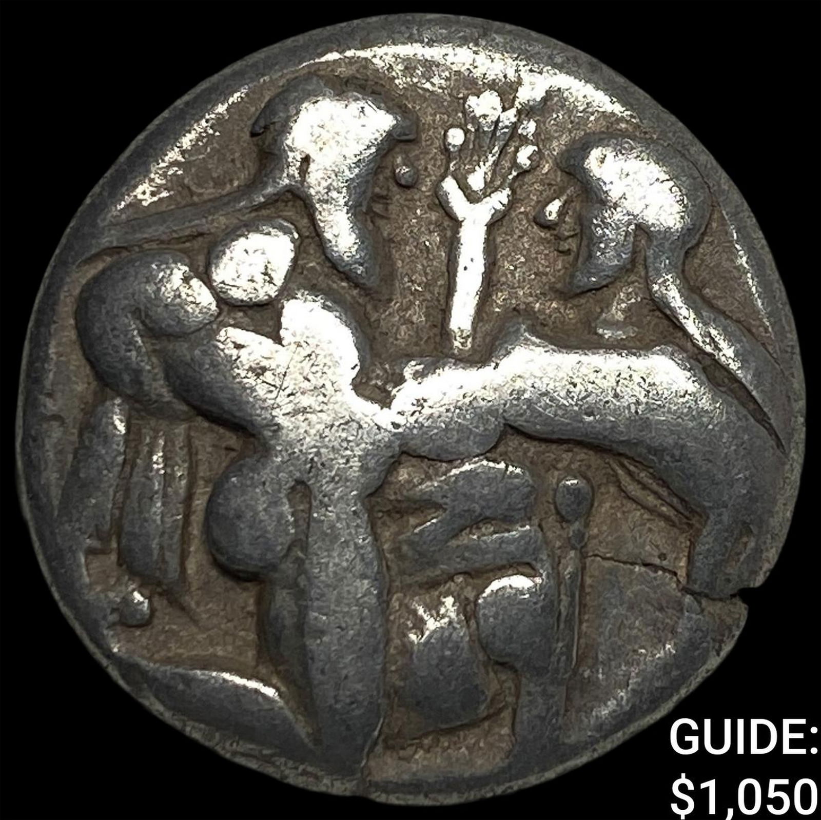 Ancient Greece Thrace, Thasos, 480-464 BC Silver Stater NEARLY UNCIRCULATED: Ancient Greece Thrace, Thasos, 480-464 BC Silver Stater NEARLY UNCIRCULATED