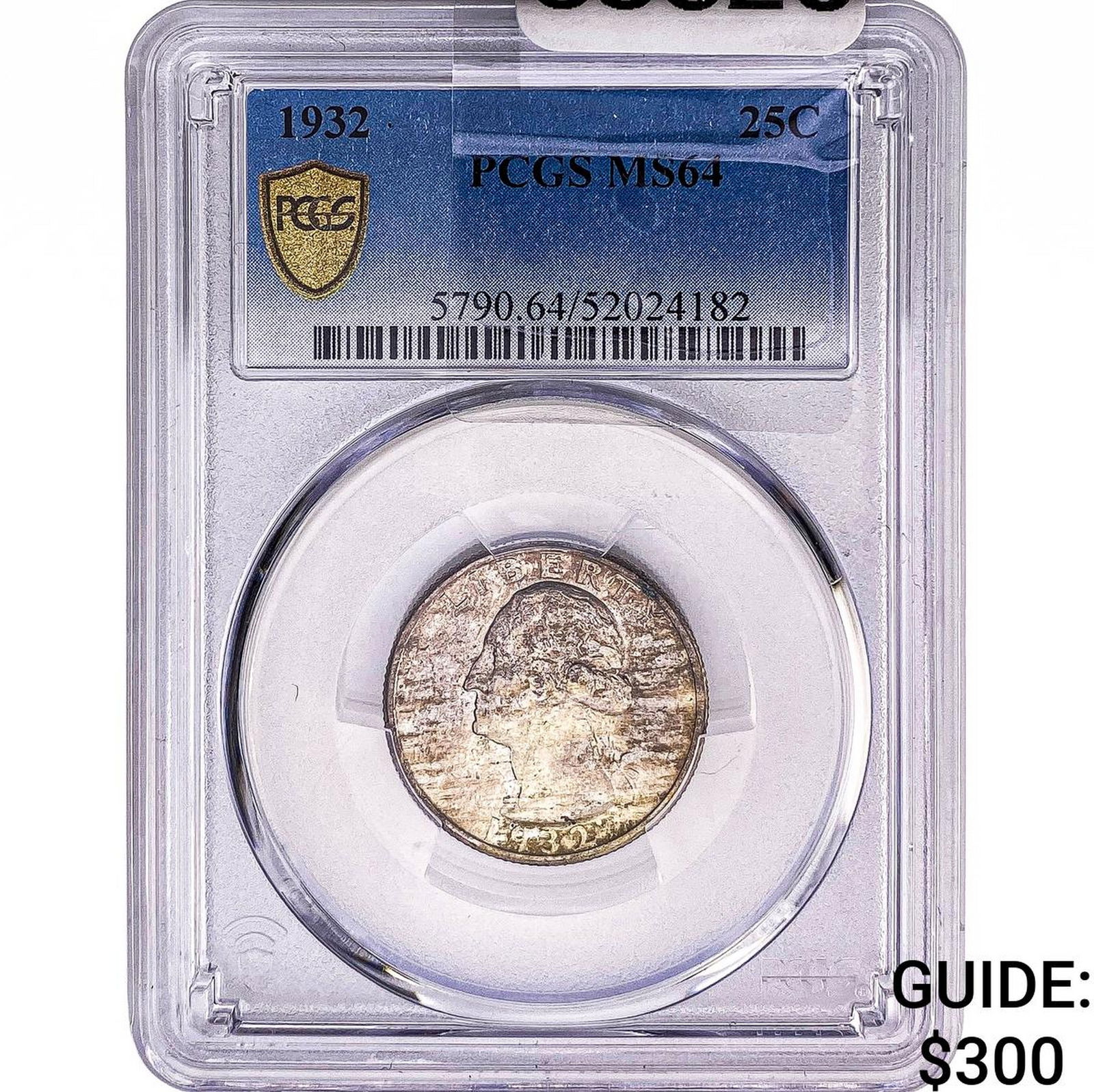 1932 Washington Silver Quarter PCGS MS64: 1932 Washington Silver Quarter PCGS MS64