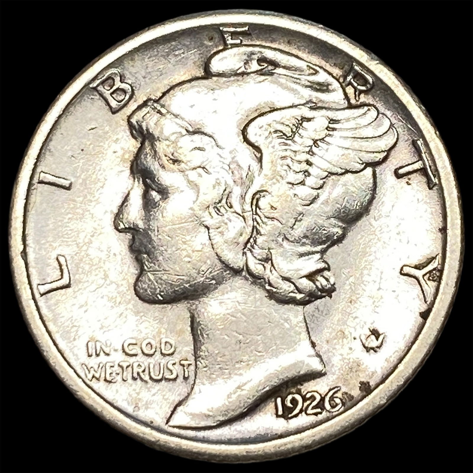 1926-S Silver Mercury Dime CLOSELY UNCIRCULATED (1 of 2)