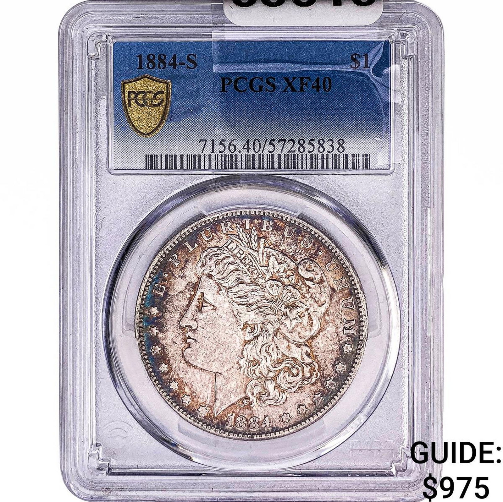 1884-S Morgan Silver Dollar PCGS XF40: 1884-S Morgan Silver Dollar PCGS XF40