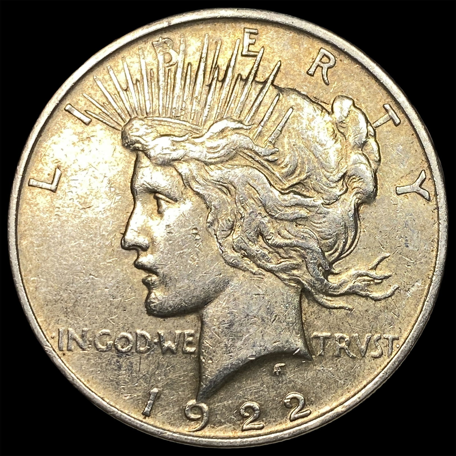 1922 Peace Silver Dollar NEARLY UNCIRCULATED: 1922 Peace Silver Dollar NEARLY UNCIRCULATED