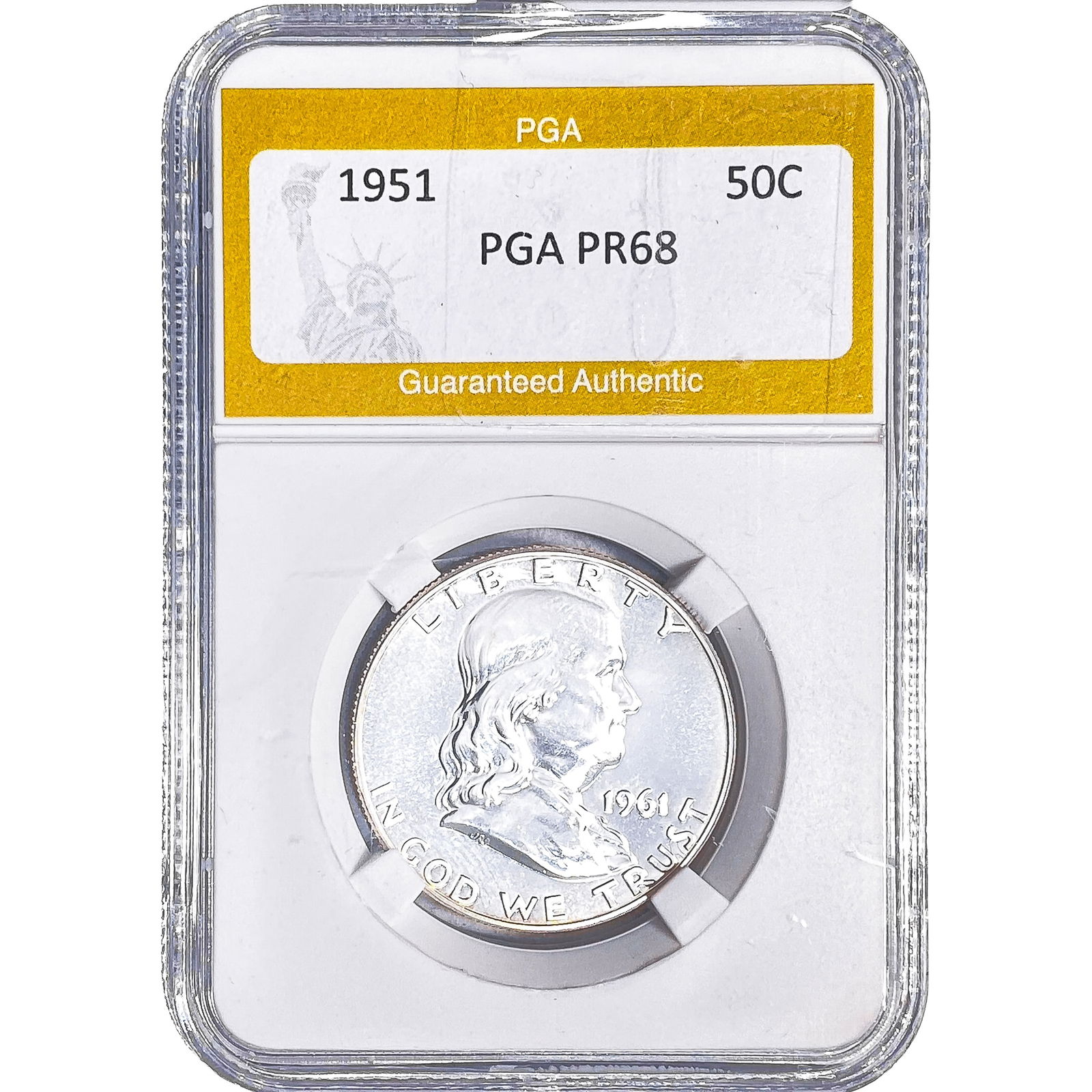 1951 Franklin Half Dollar PGA PR68 (1 of 2)