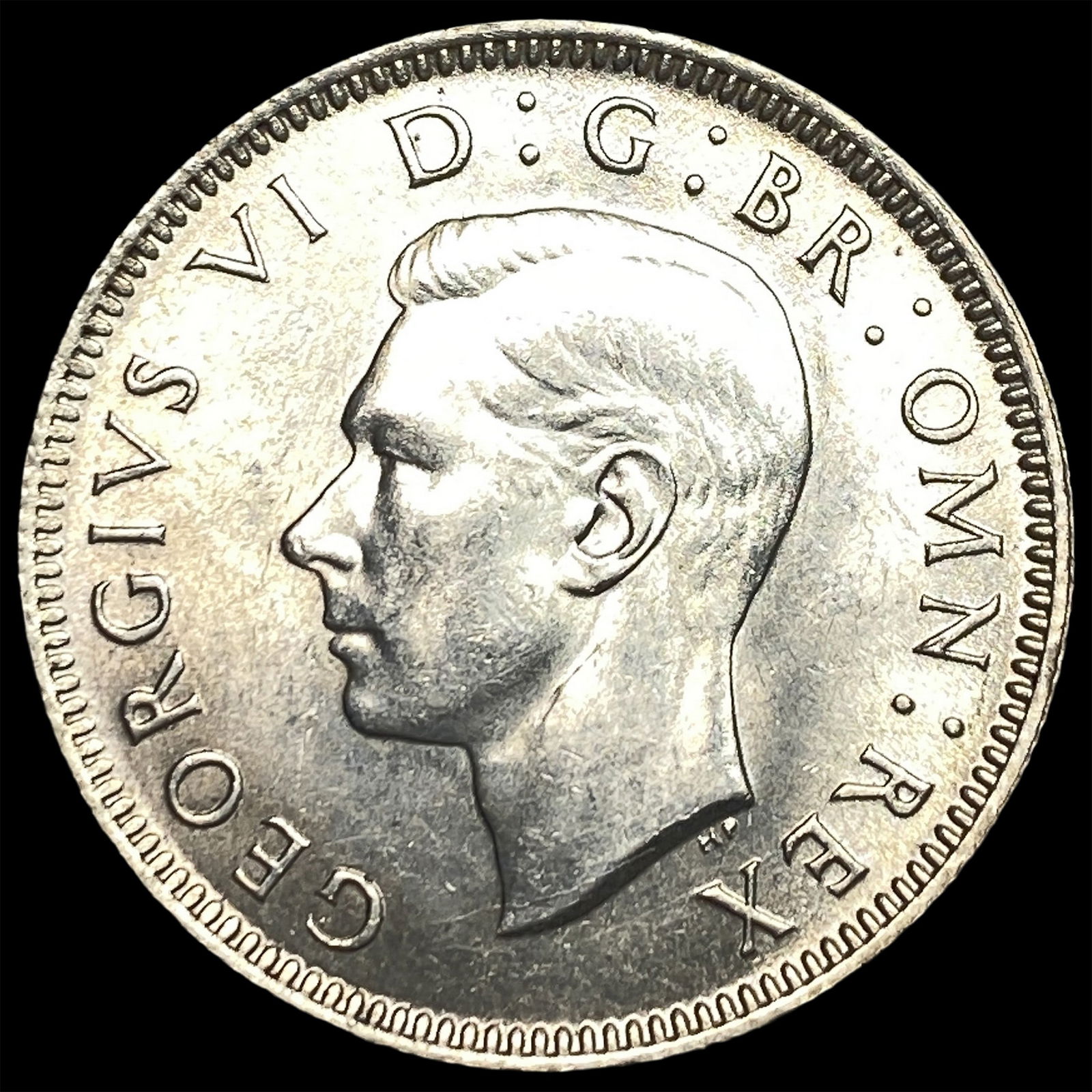 1943 Great Britain Silver Shilling UNCIRCULATED (1 of 2)