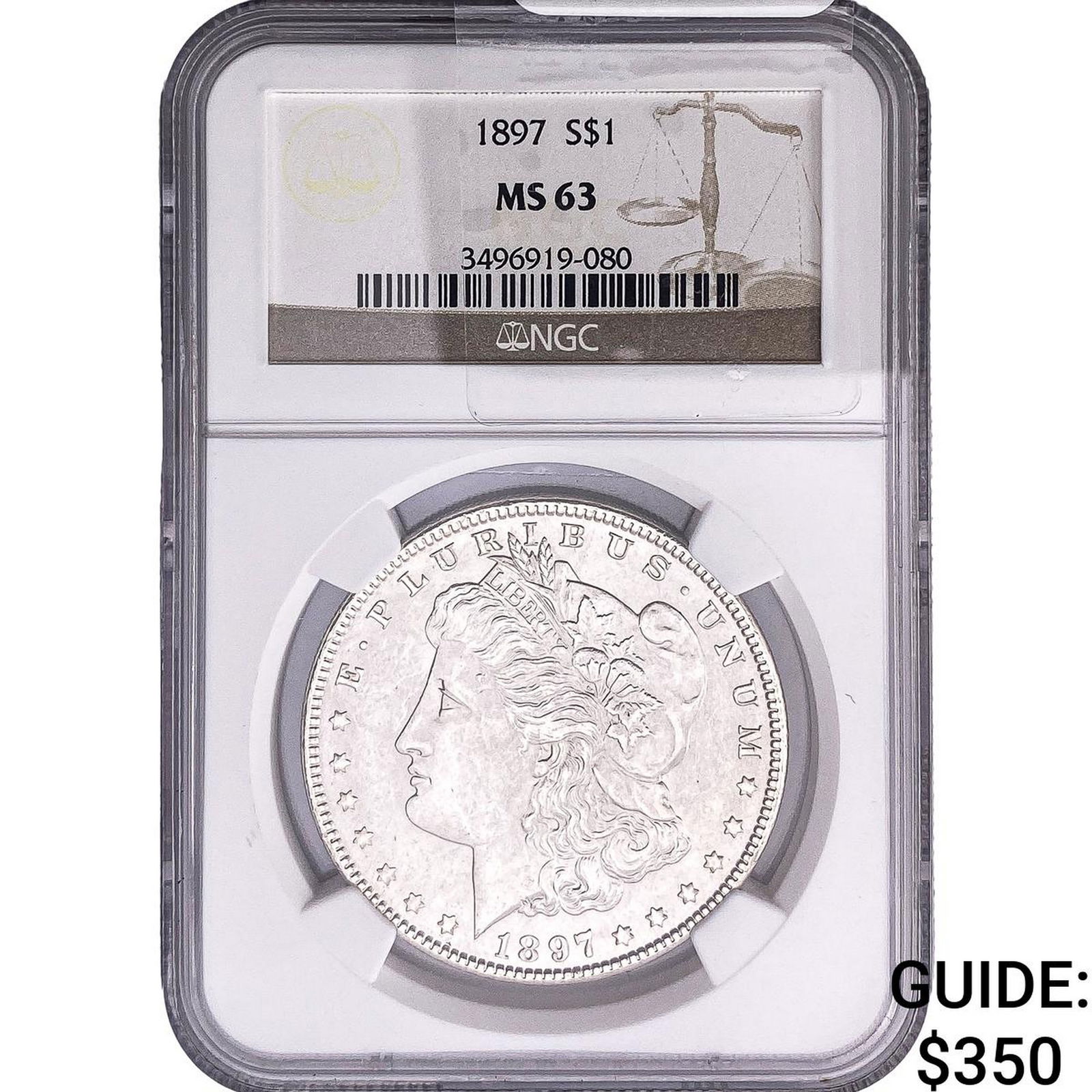 1897 Morgan Silver Dollar NGC MS63 (1 of 2)