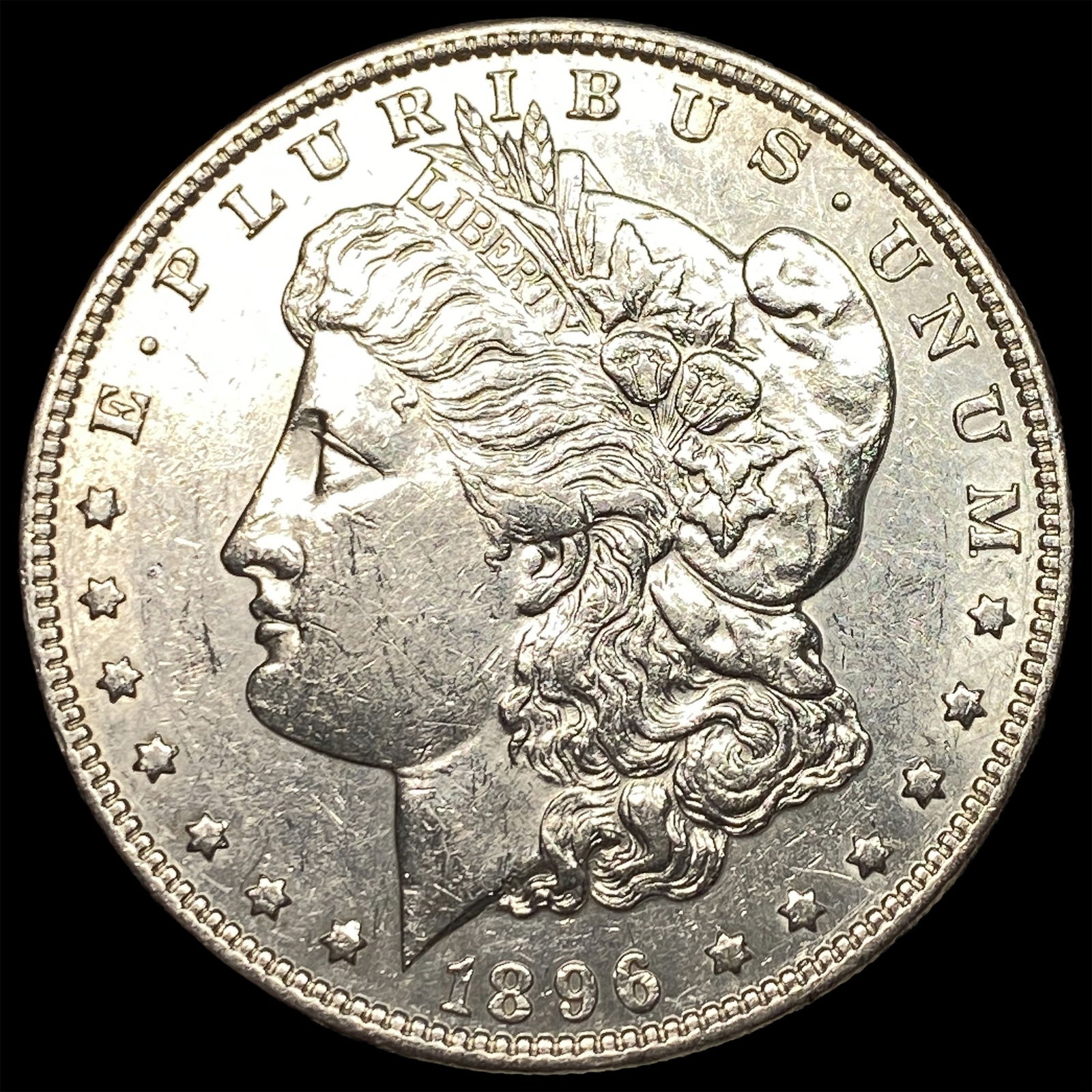 1896-S Silver Morgan Dollar CLOSELY UNCIRCULATED: 1896-S Silver Morgan Dollar CLOSELY UNCIRCULATED