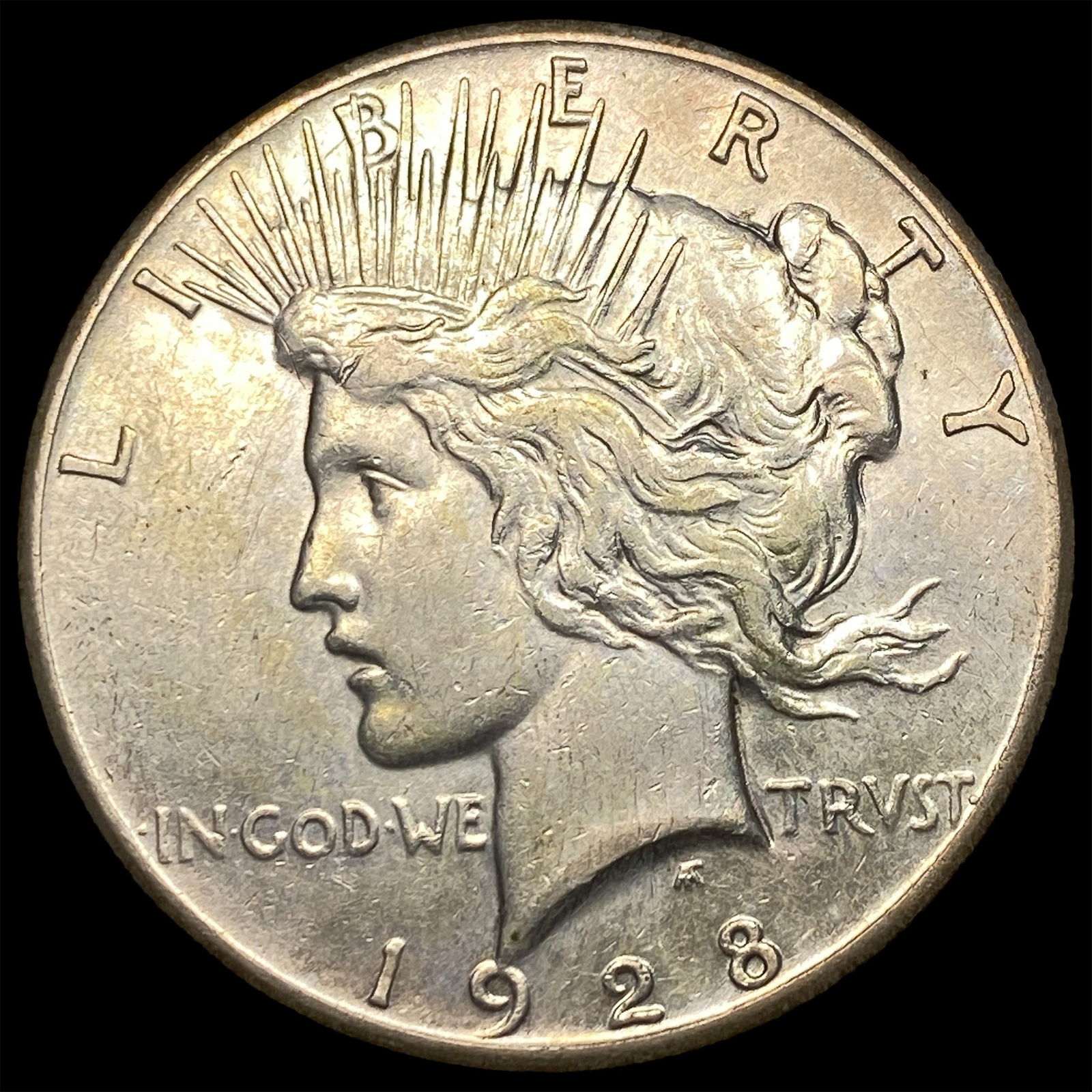 1928-S Silver Peace Dollar CLOSELY UNCIRCULATED: 1928-S Silver Peace Dollar CLOSELY UNCIRCULATED