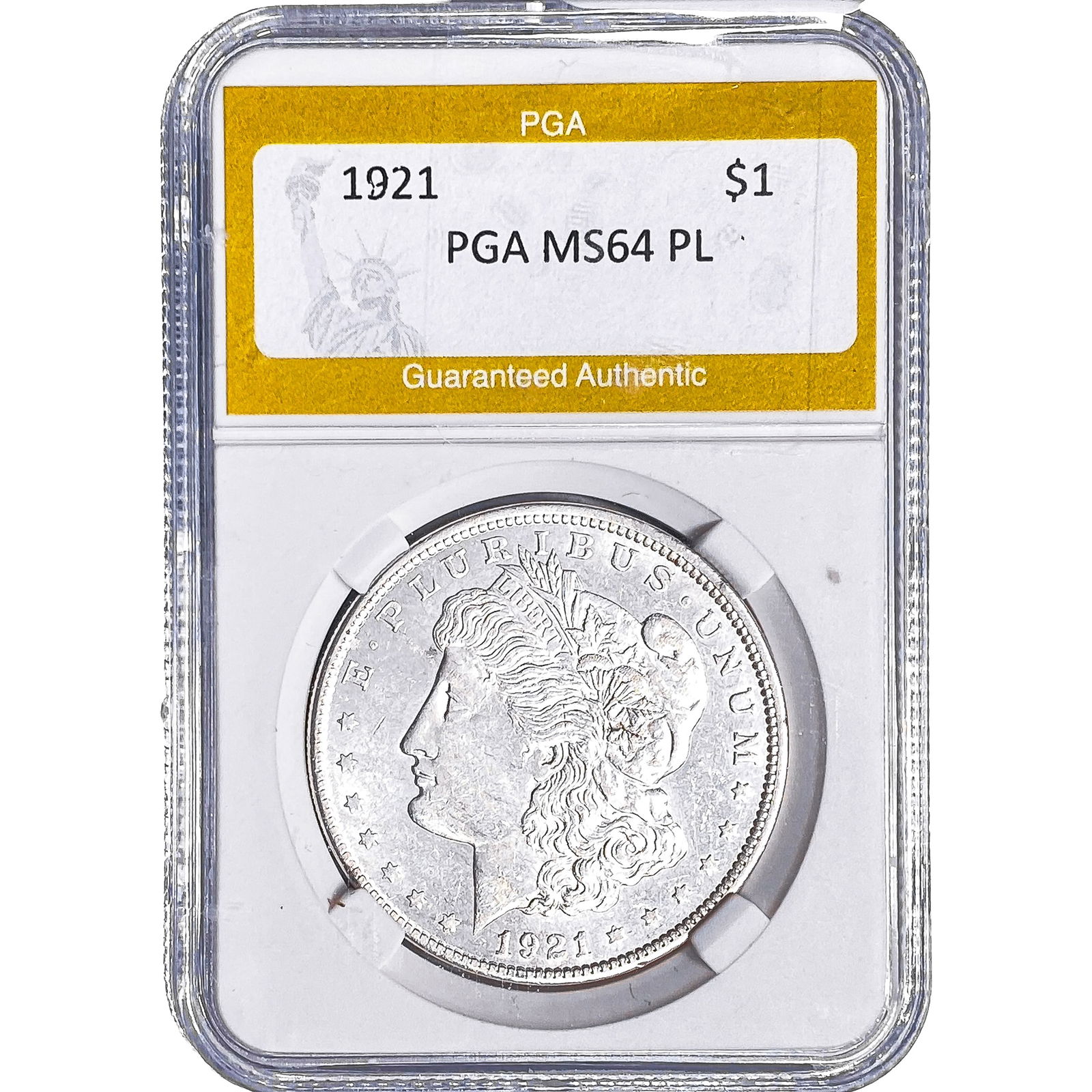 1921 Morgan Silver Dollar PGA MS64 PL (1 of 2)