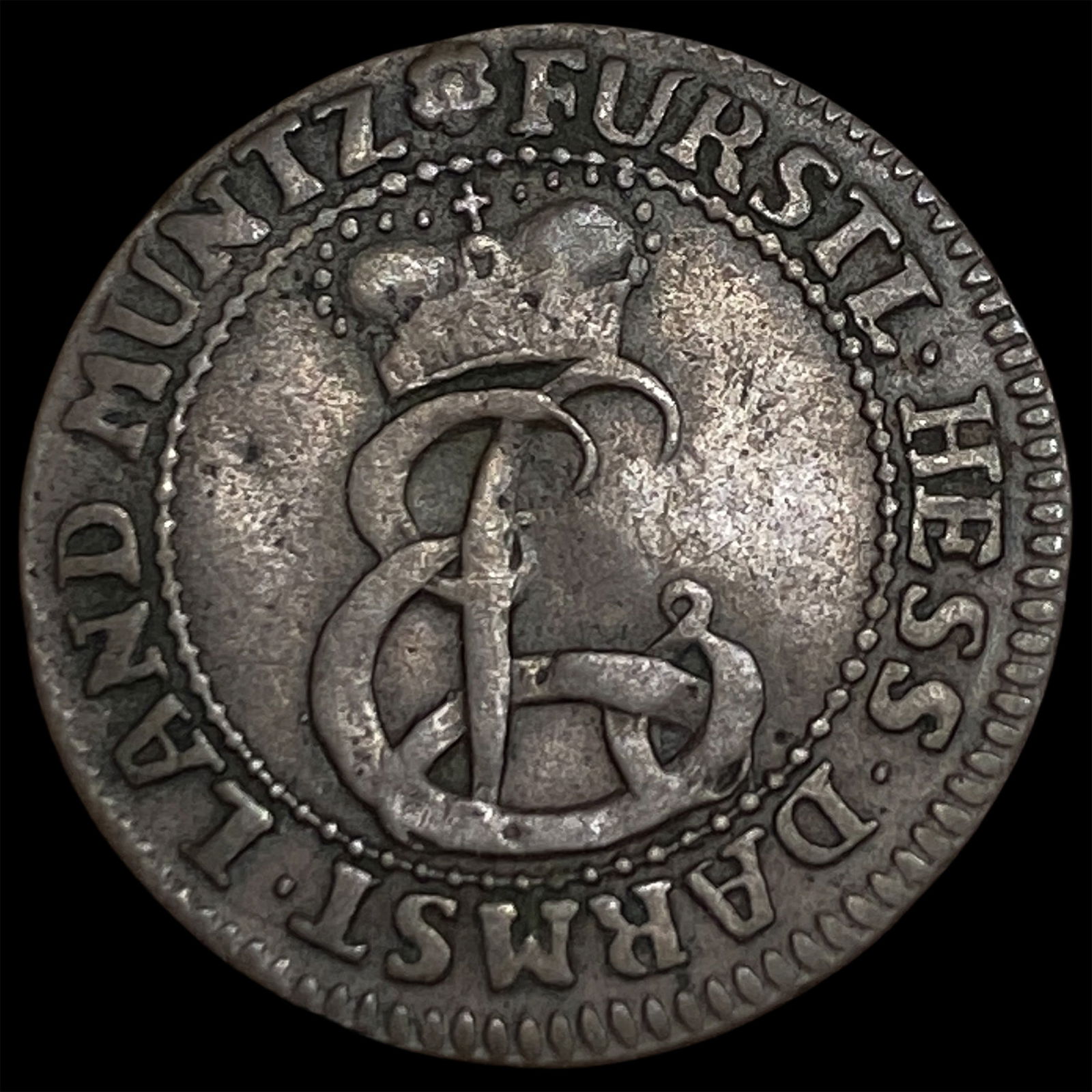 1736 German States Copper 1 Pfennig HIGH GRADE: 1736 German States Copper 1 Pfennig HIGH GRADE