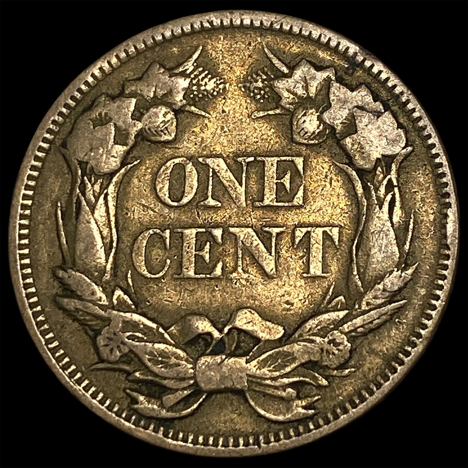 1857 Flying Eagle Cent NEARLY UNCIRCULATED - 2