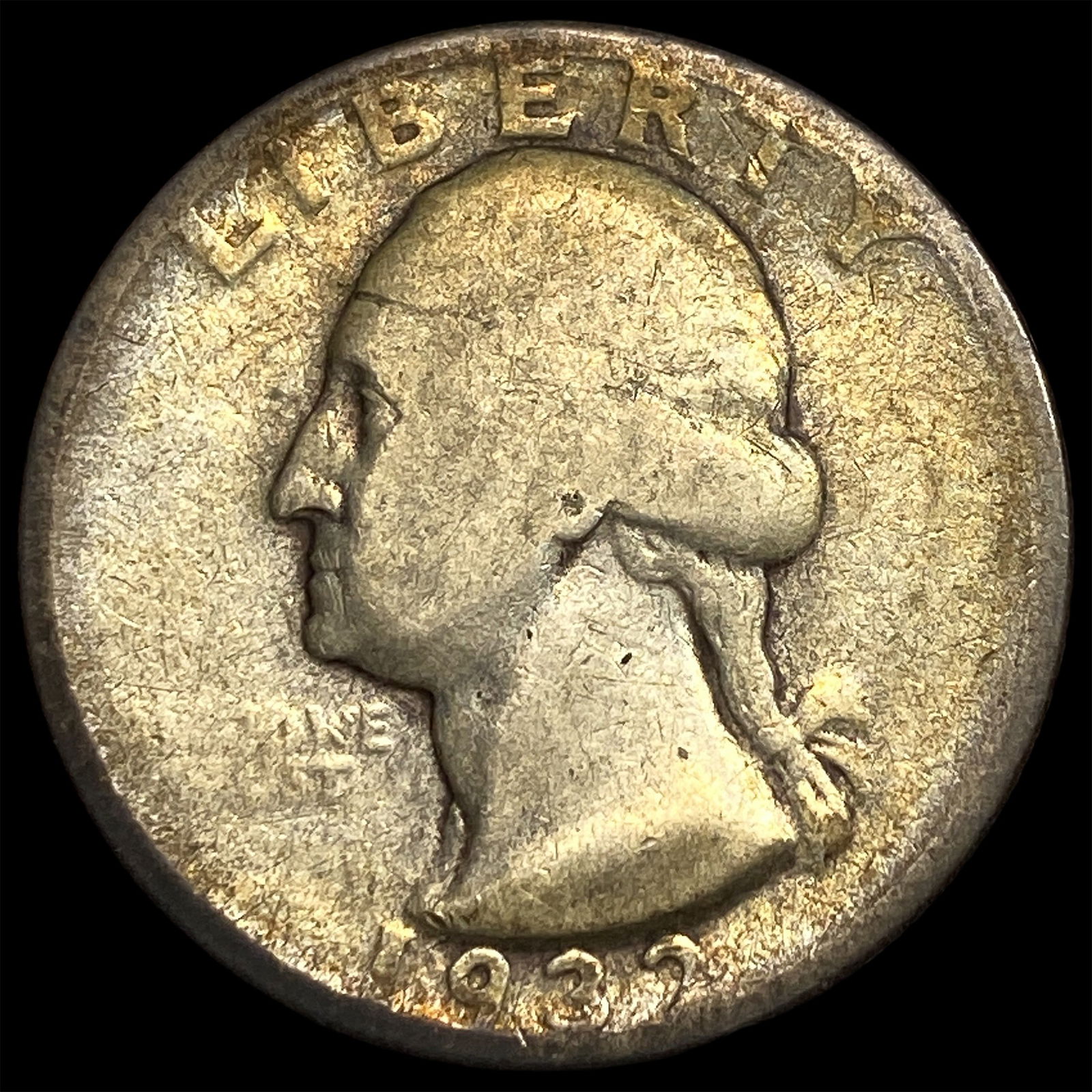 1932-D Silver Washington Quarter NICELY CIRCULATED: 1932-D Silver Washington Quarter NICELY CIRCULATED