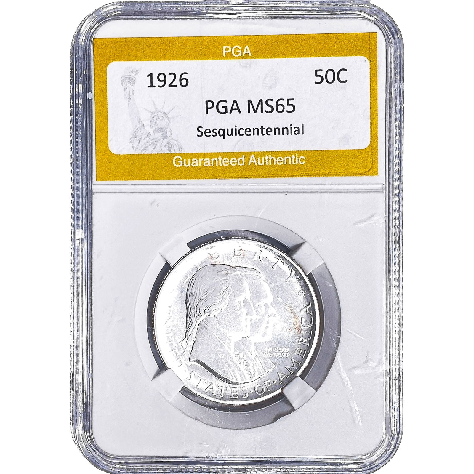 1926 Sesquicentennial Half Dollar PGA MS65: 1926 Sesquicentennial Half Dollar PGA MS65