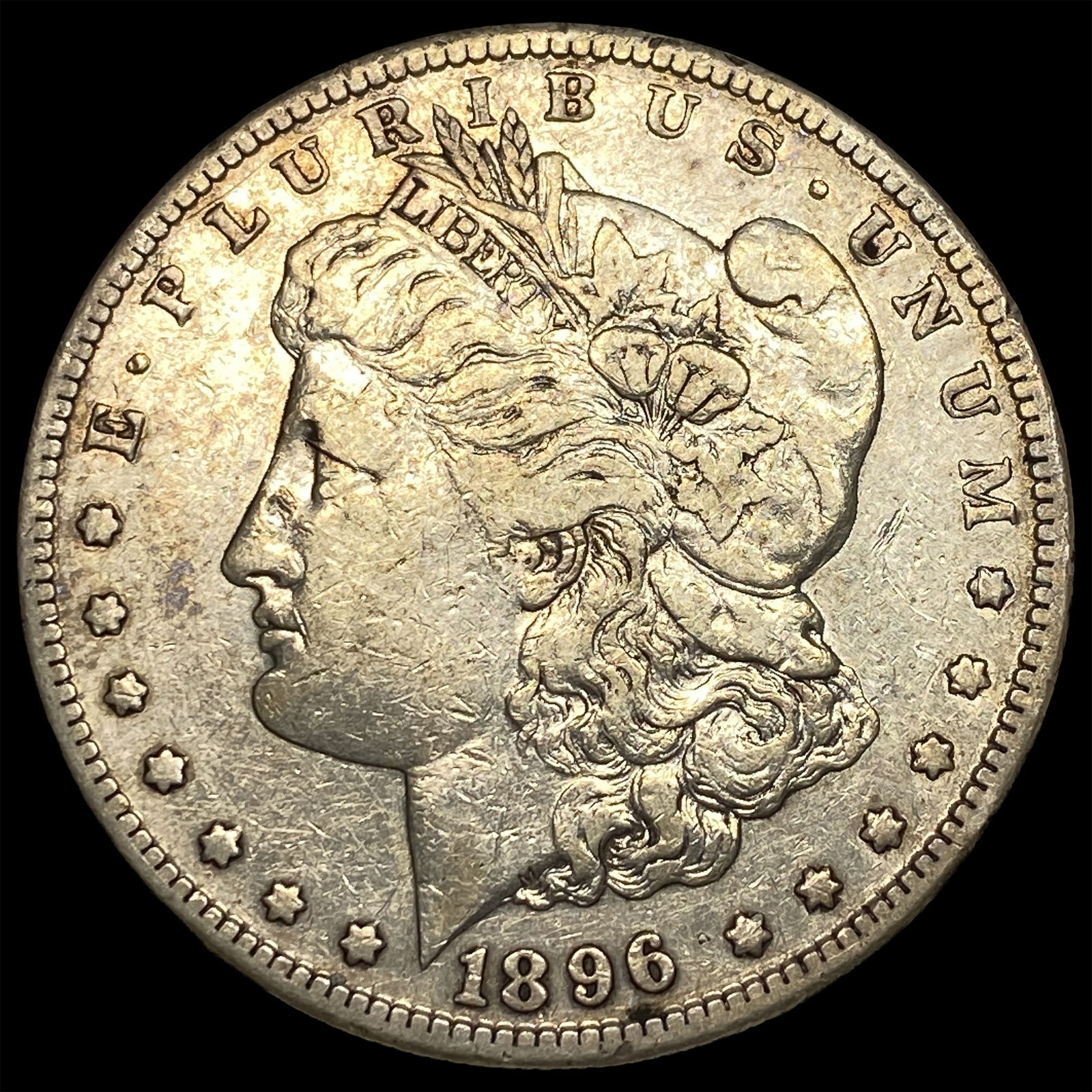 1896-S Silver Morgan Dollar NEARLY UNCIRCULATED (1 of 2)