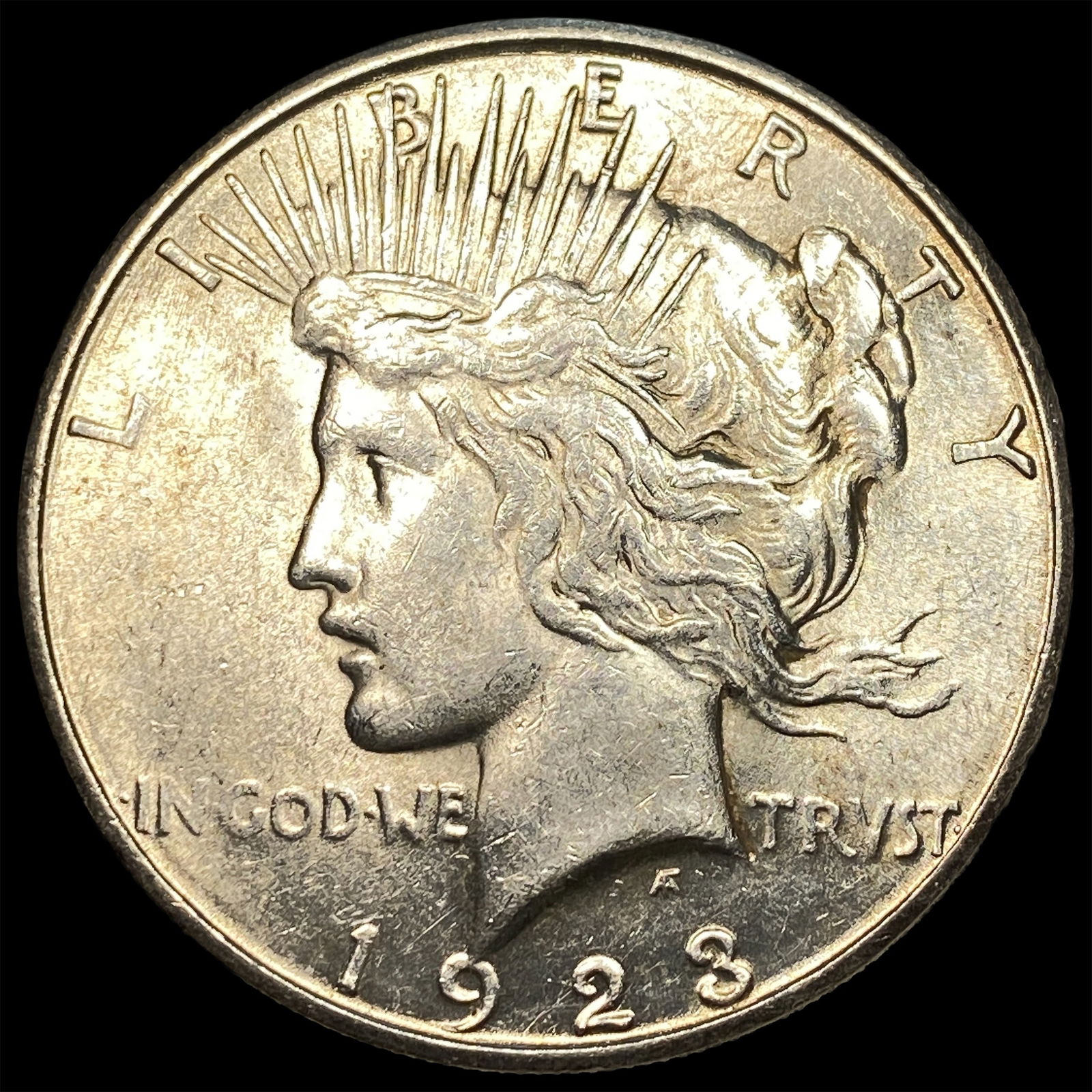 1923-S Silver Peace Dollar CLOSELY UNCIRCULATED: 1923-S Silver Peace Dollar CLOSELY UNCIRCULATED