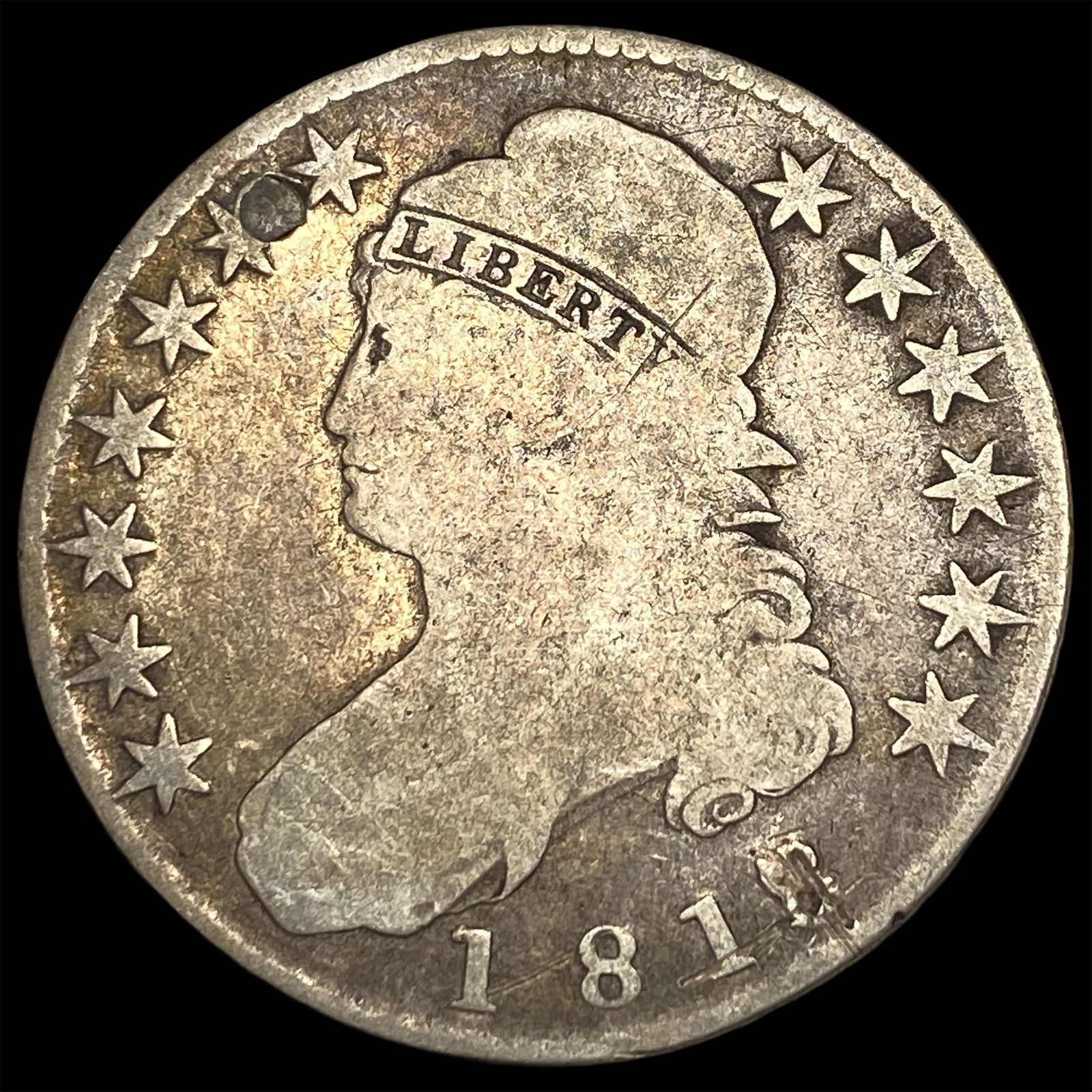 1811 Capped Bust Half Dollar NICELY CIRCULATED (1 of 2)