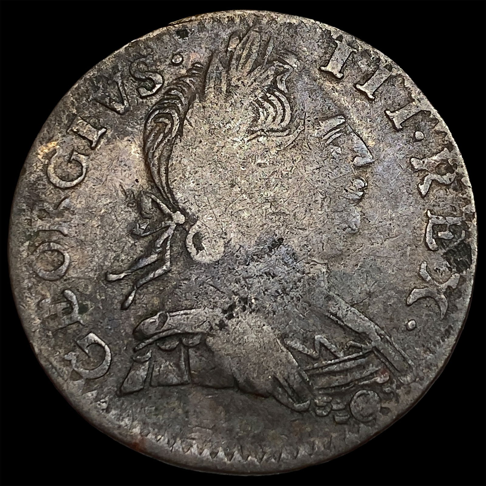 1773 Great Britain Copper Half Penny ABOUT UNCIRCULATED: 1773 Great Britain Copper Half Penny ABOUT UNCIRCULATED