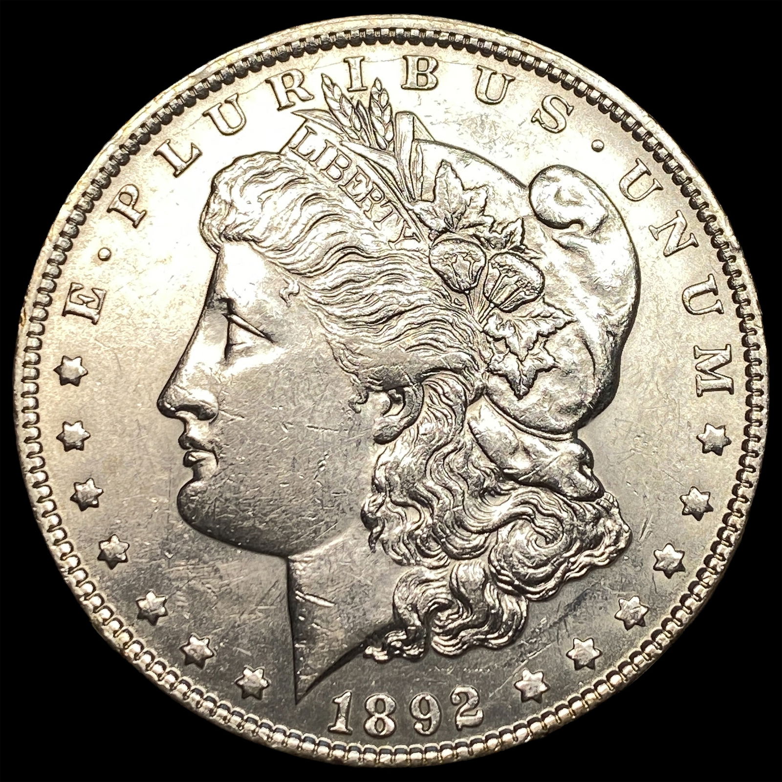 1892-S Silver Morgan Dollar CHOICE BU: 1892-S Silver Morgan Dollar CHOICE BU