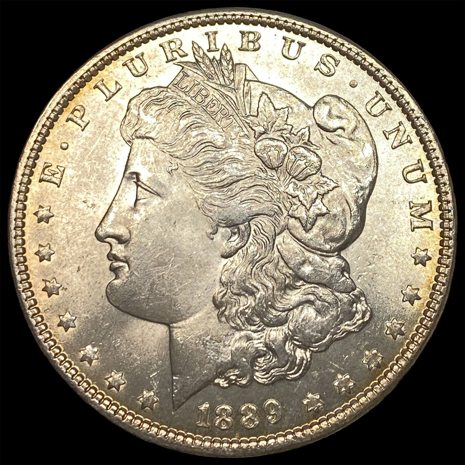 1889-S Silver Morgan Dollar GEM BU: 1889-S Silver Morgan Dollar GEM BU