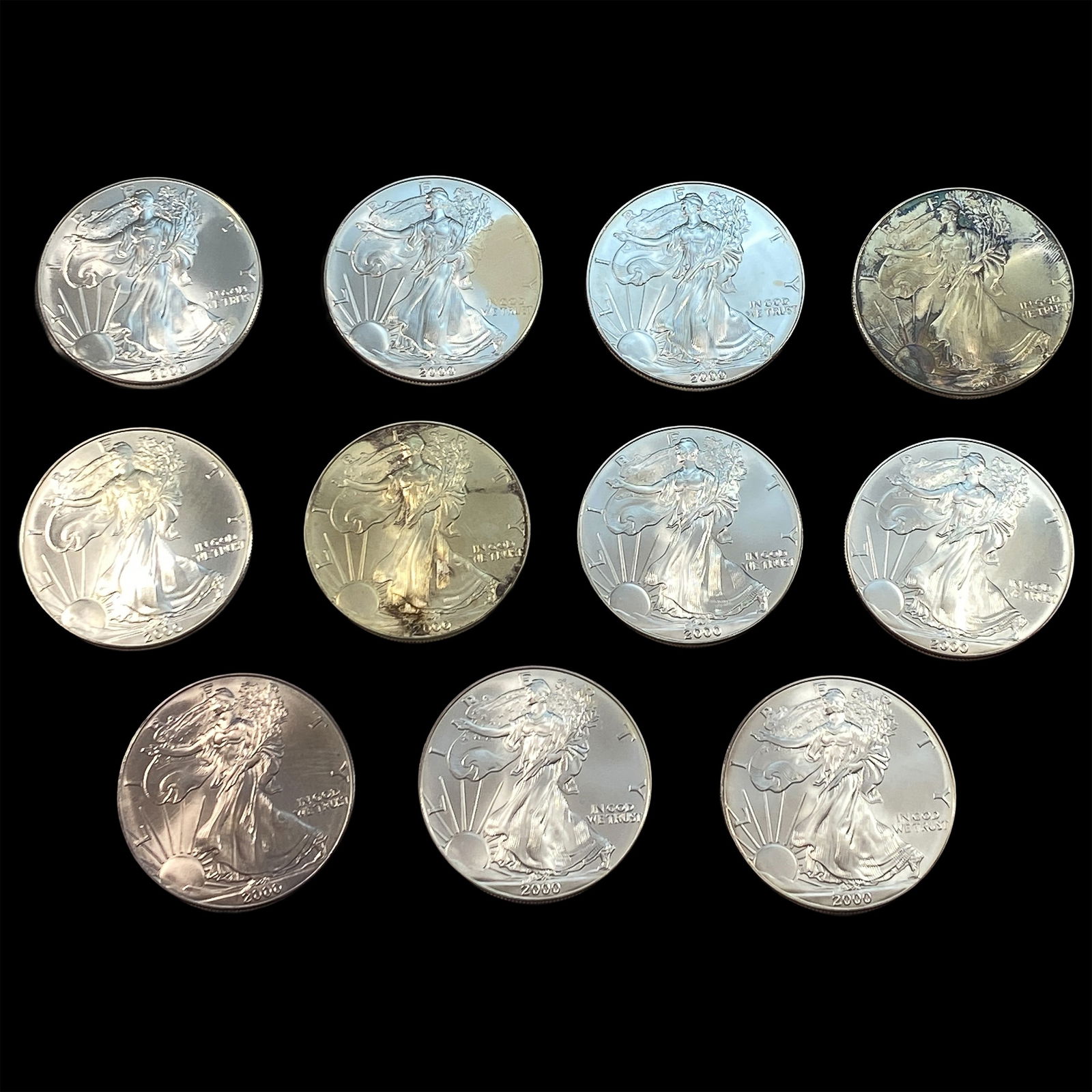 2008 1 oz Silver American Eagle $1 GEM BU: 2008 1 oz Silver American Eagle $1 GEM BU